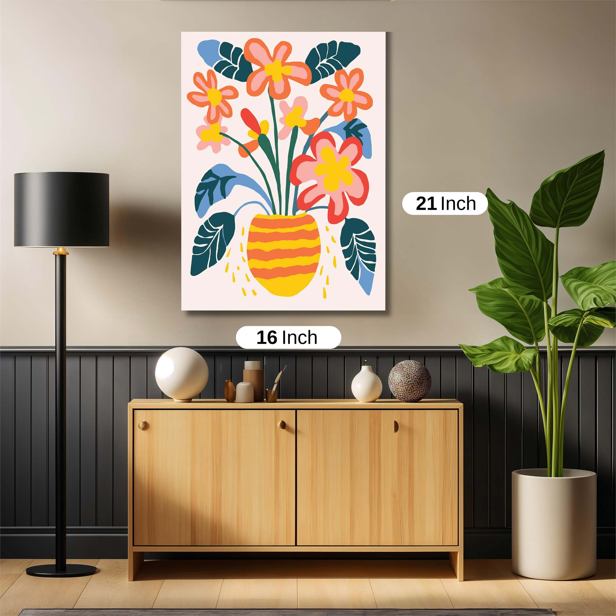 Floral Joy Safe Wall Magnetic / M