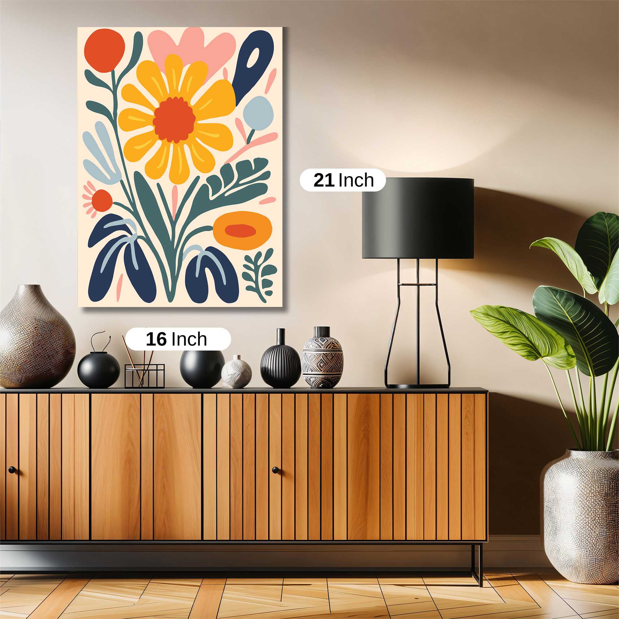 Sunflower Serenity Safe Wall Magnetic / M