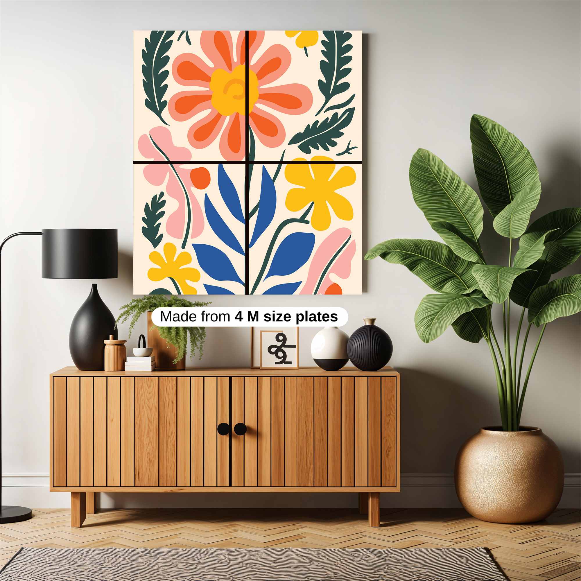 Floral Joy Safe Wall Magnetic / M