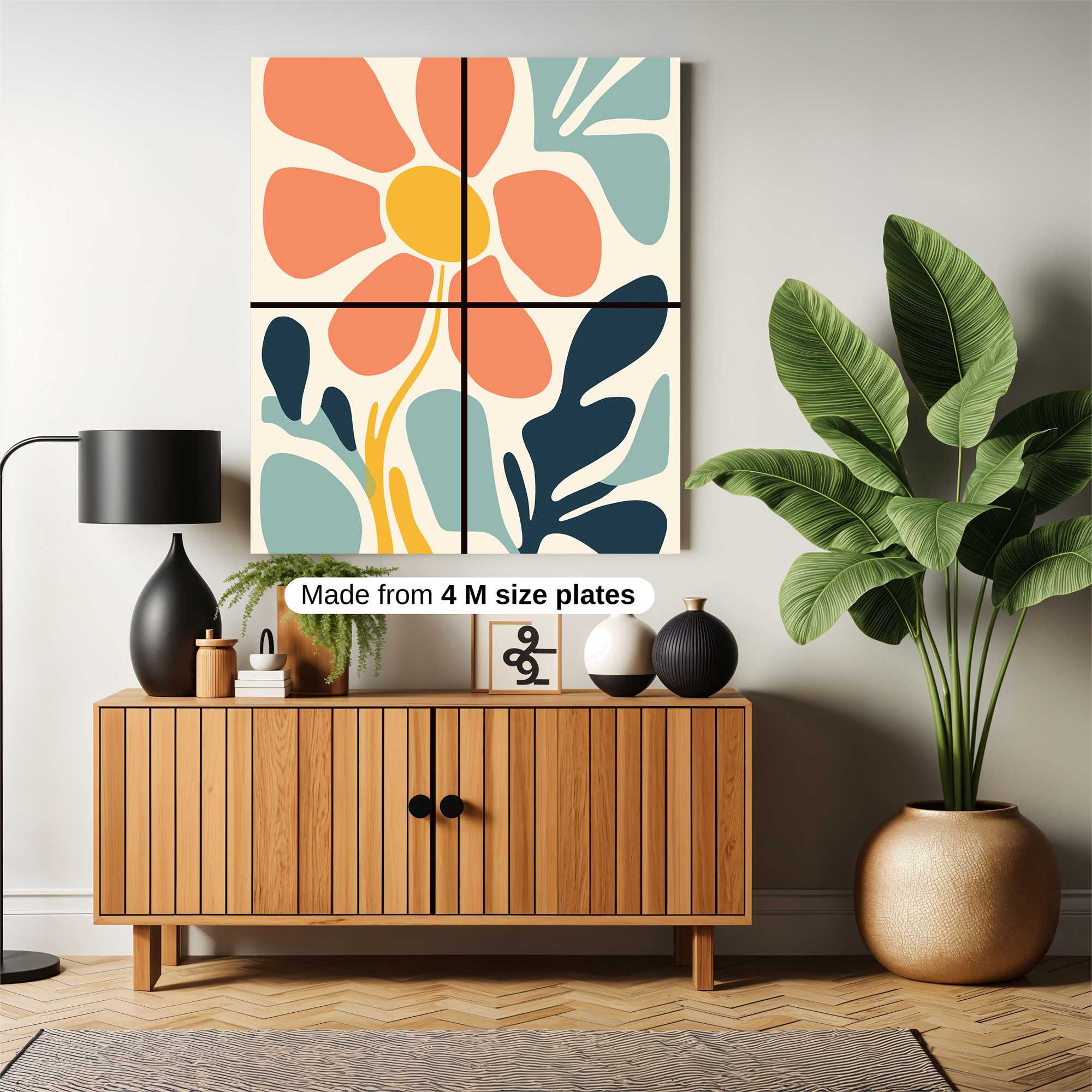 Flower Serenity Safe Wall Magnetic / M