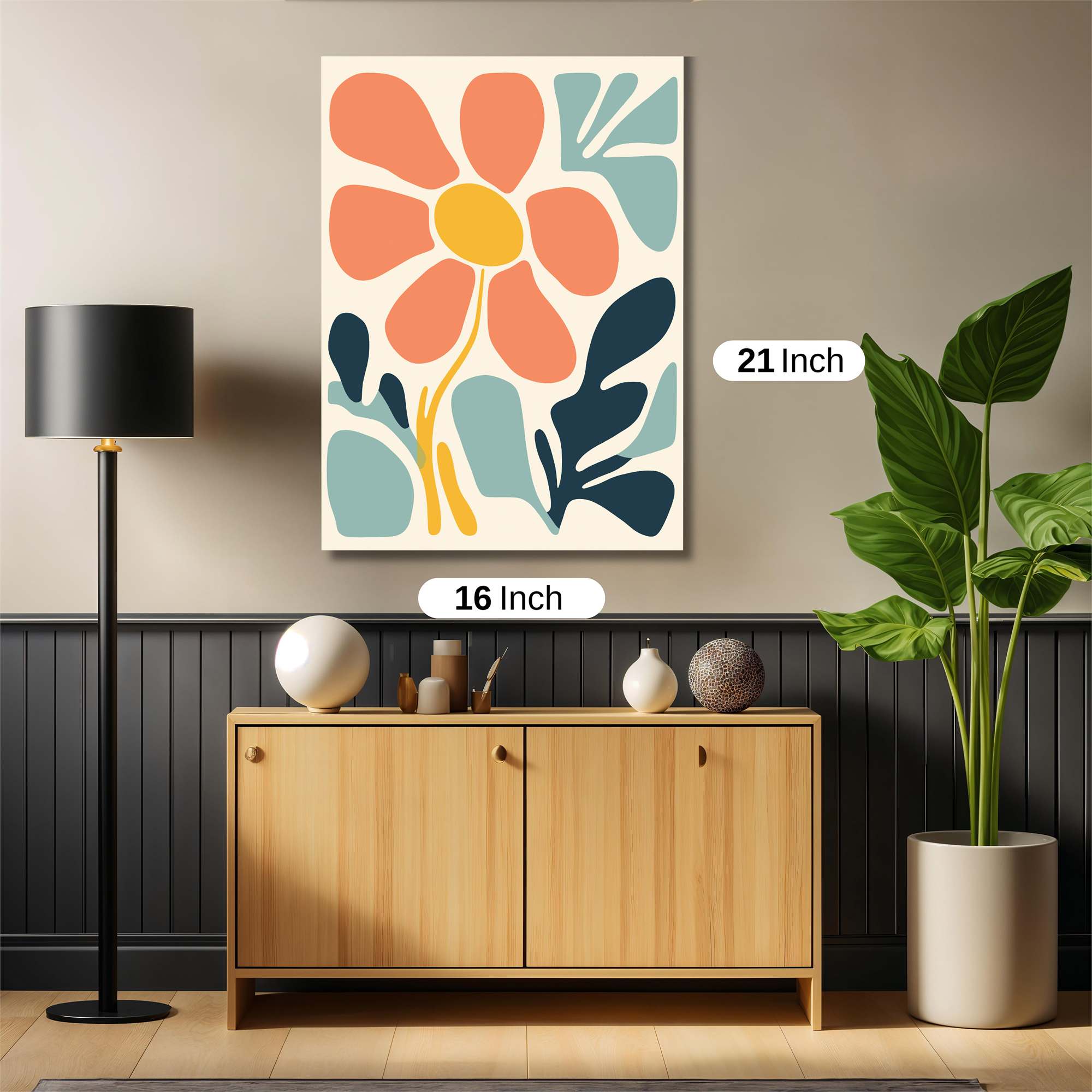 Flower Serenity Safe Wall Magnetic / M