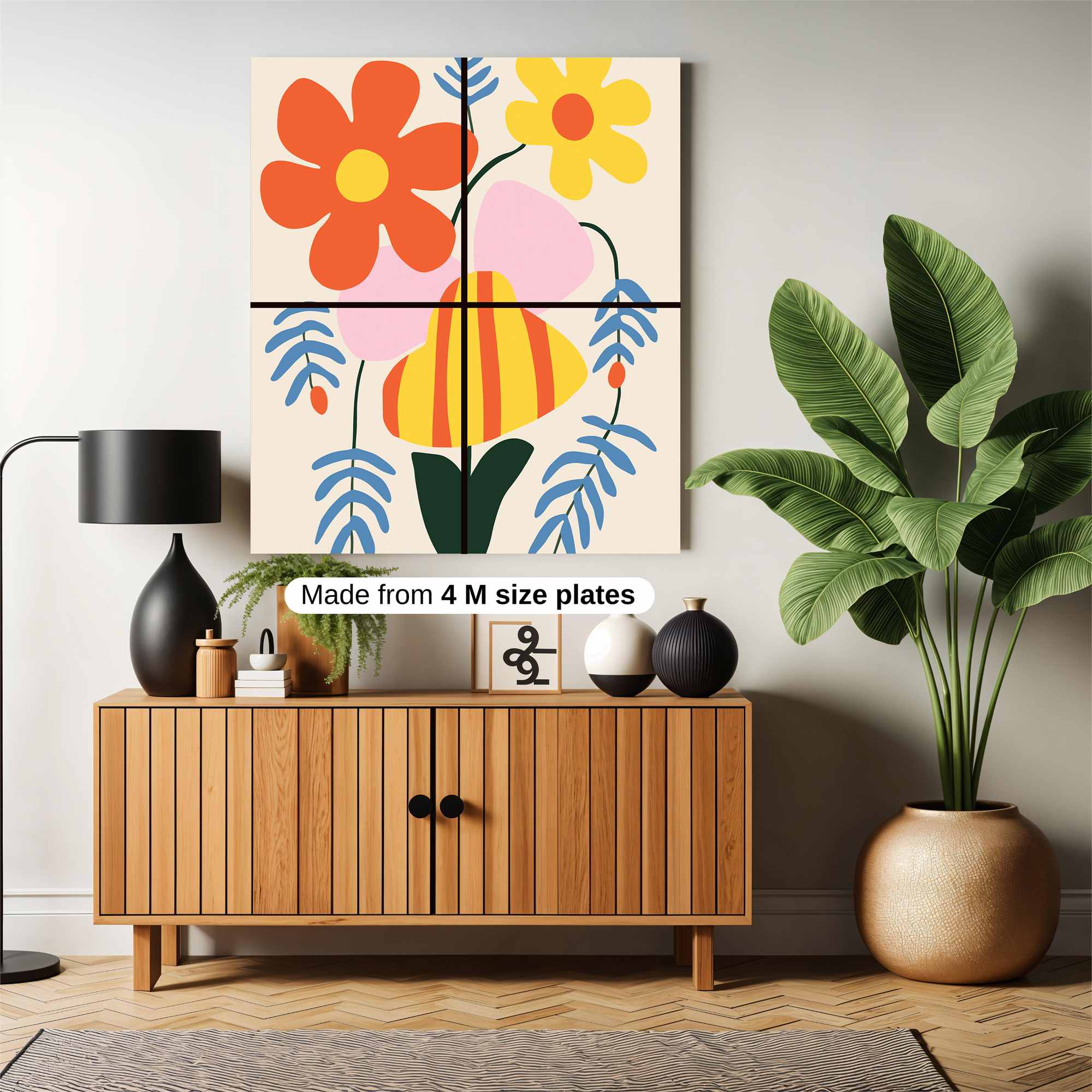 Floral Joy Safe Wall Magnetic / M