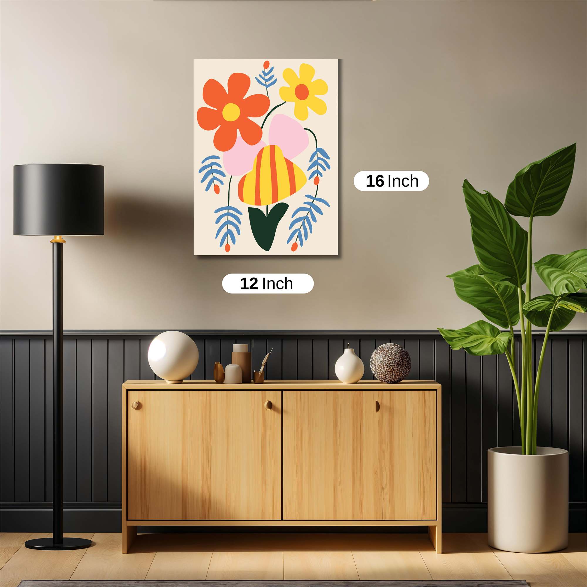 Floral Joy Safe Wall Magnetic / M