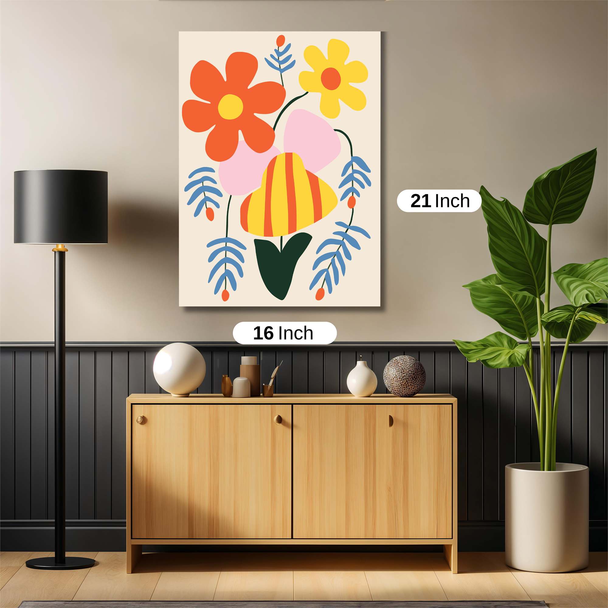 Floral Joy Safe Wall Magnetic / M
