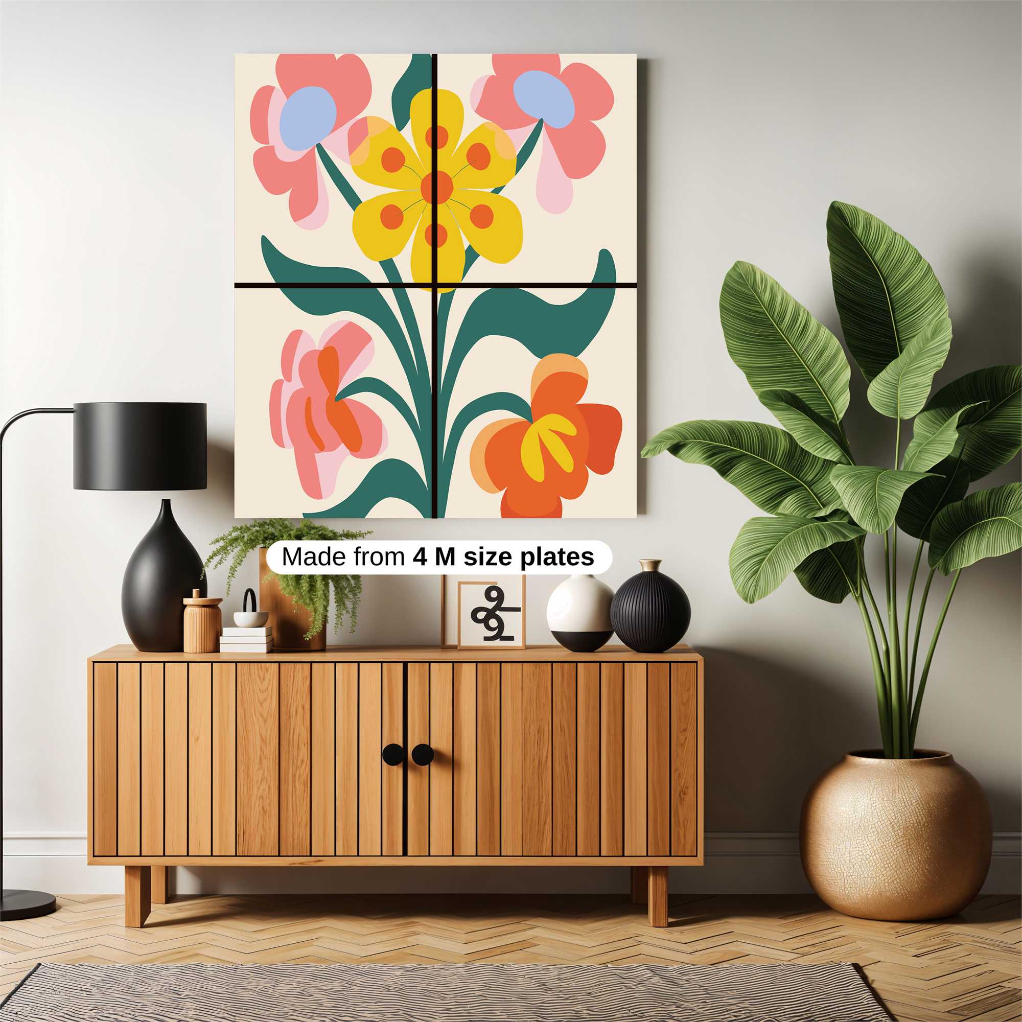 Floral Joy Safe Wall Magnetic / M