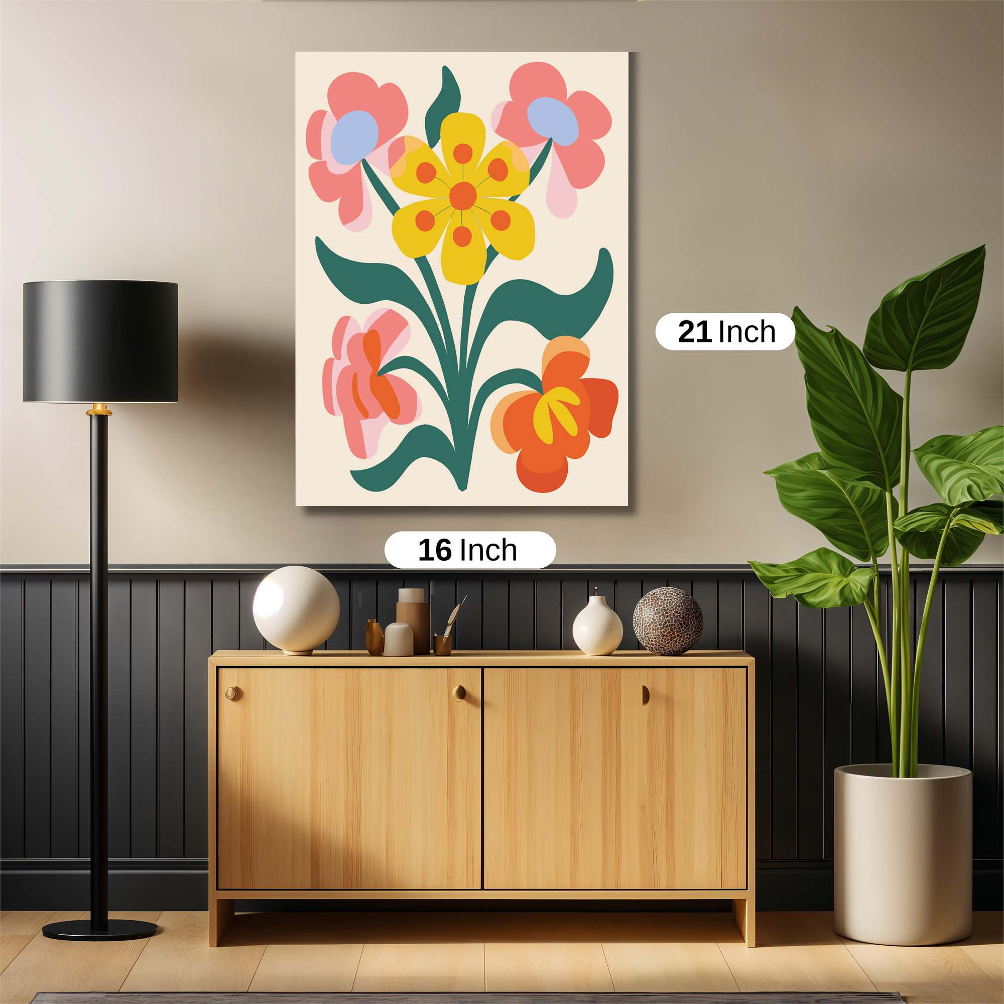 Floral Joy Safe Wall Magnetic / M