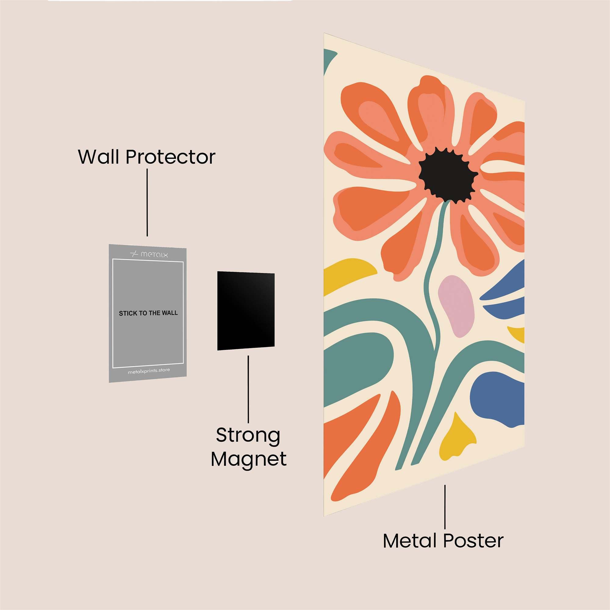 Matisse Whimsy Safe Wall Magnetic / M