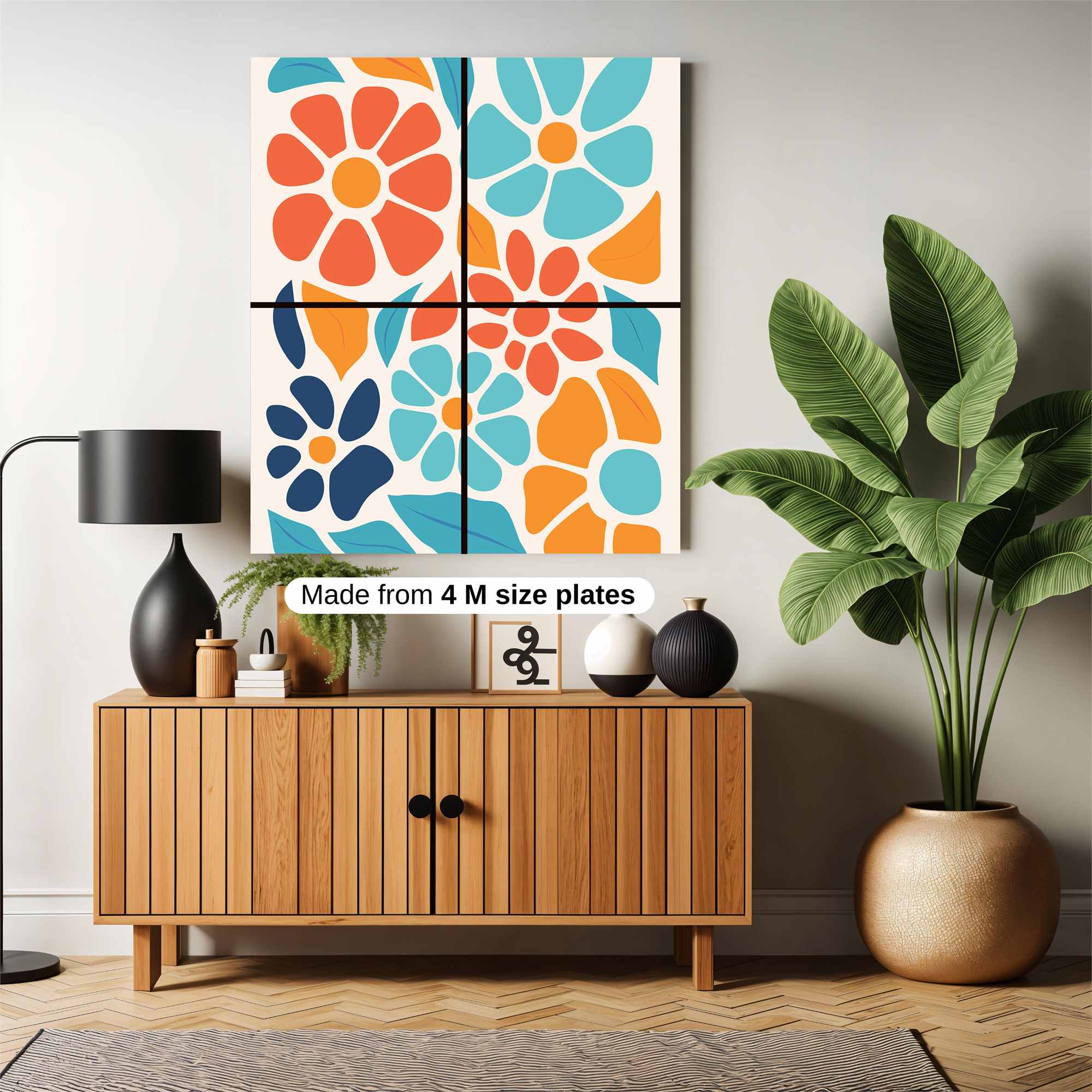 Floral Joy Safe Wall Magnetic / M