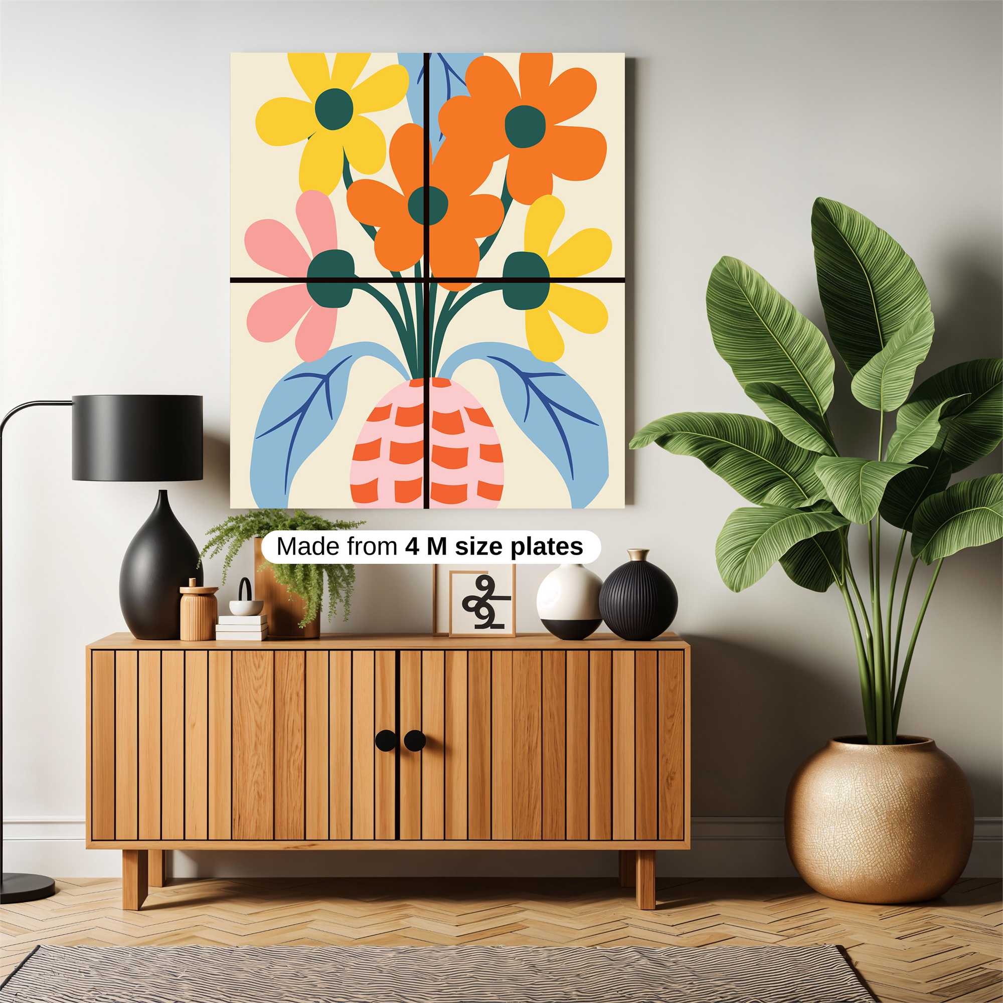 Floral Joy Safe Wall Magnetic / M