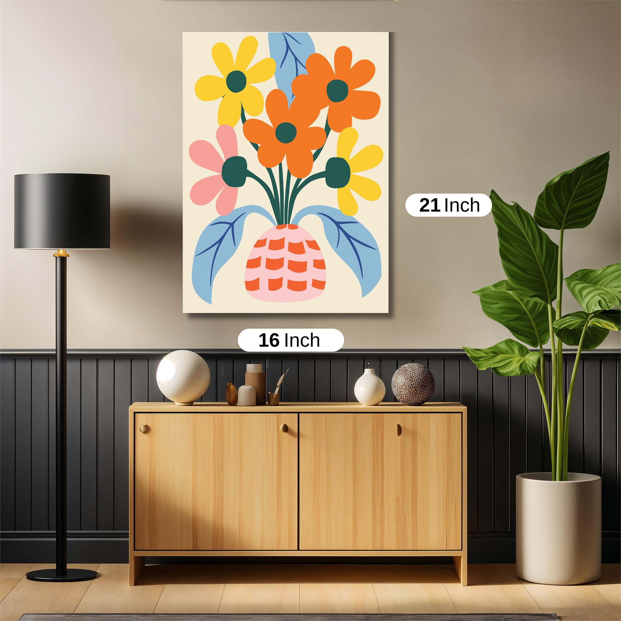 Floral Joy Safe Wall Magnetic / M