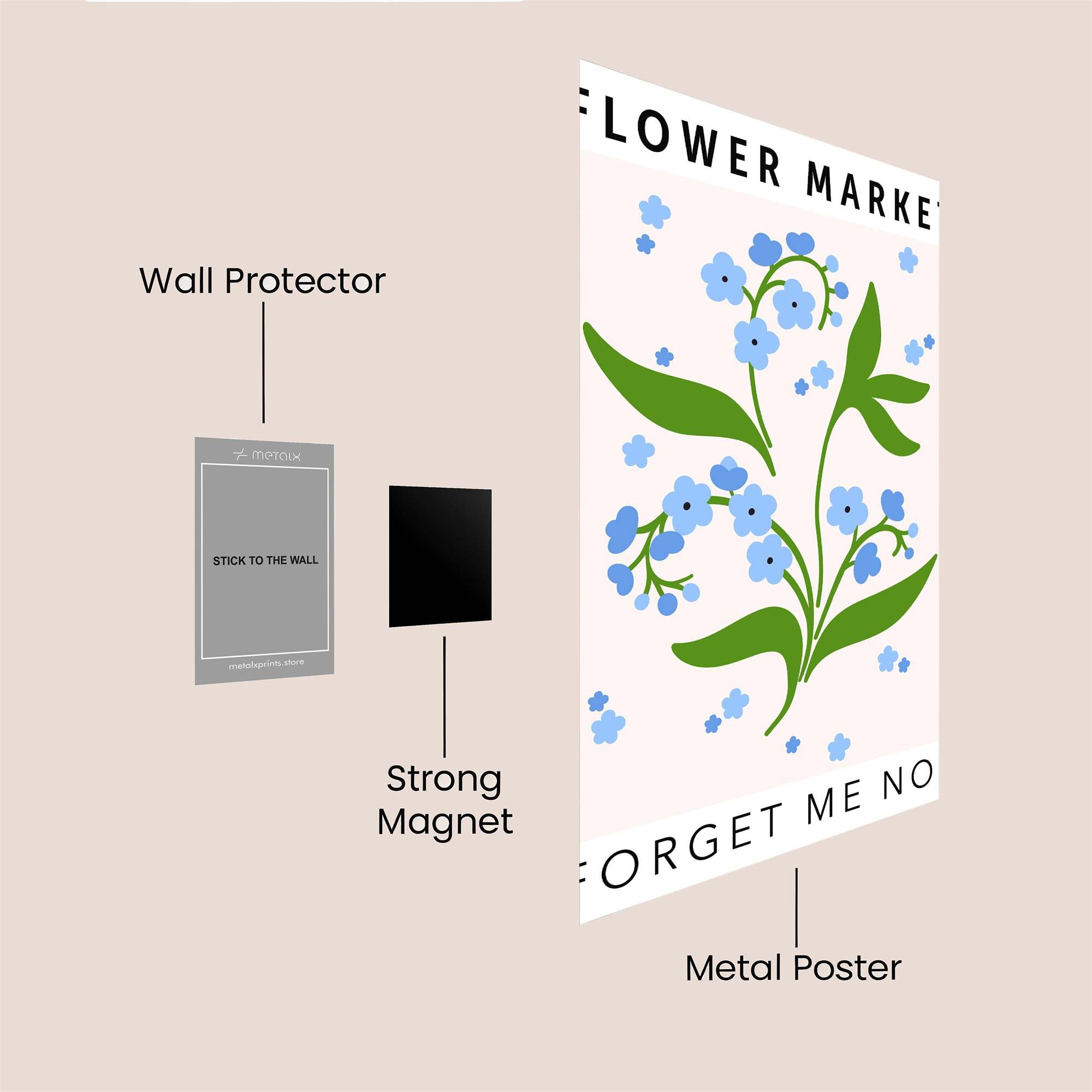 Forget Serenity Safe Wall Magnetic / M