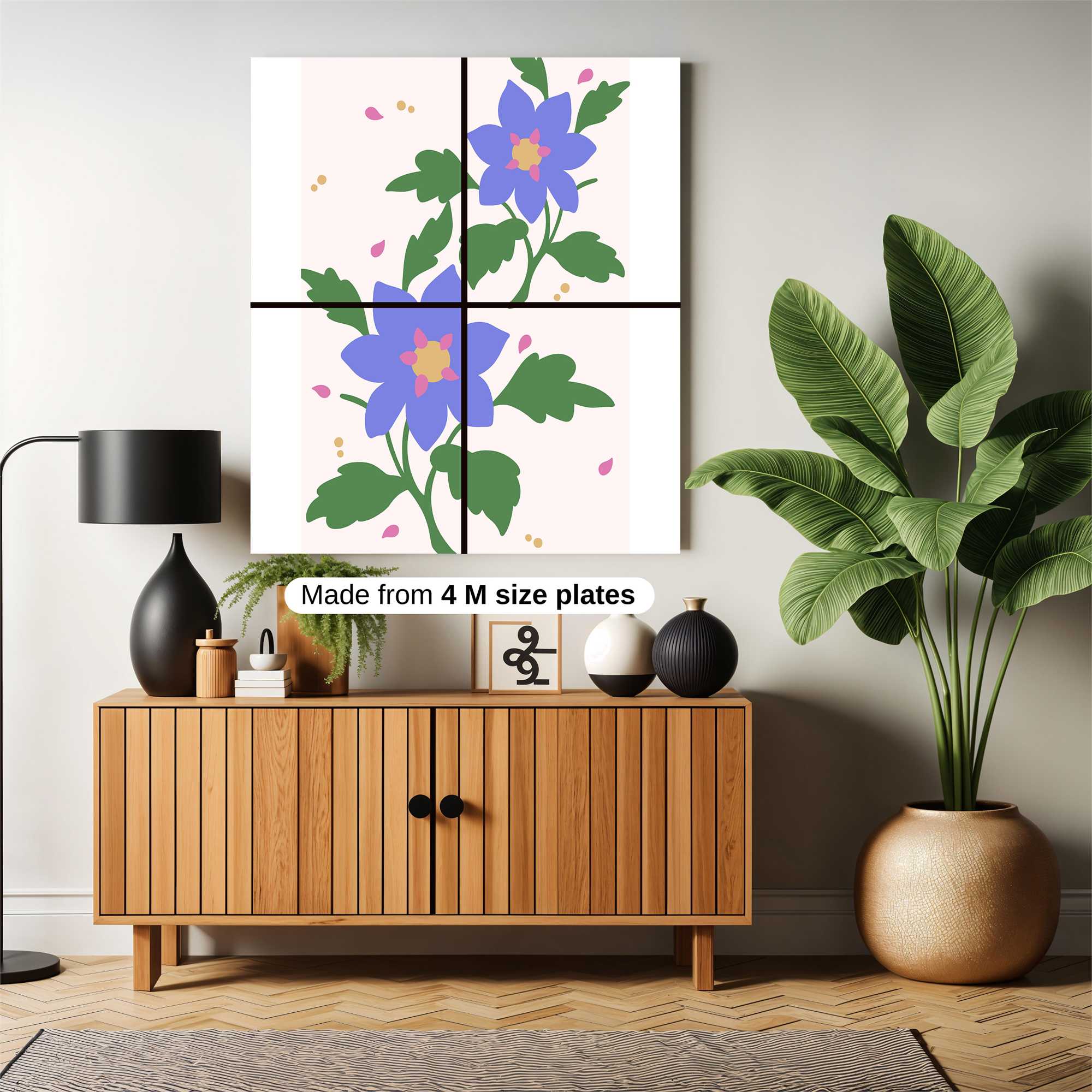 Dahlia Delight Safe Wall Magnetic / M