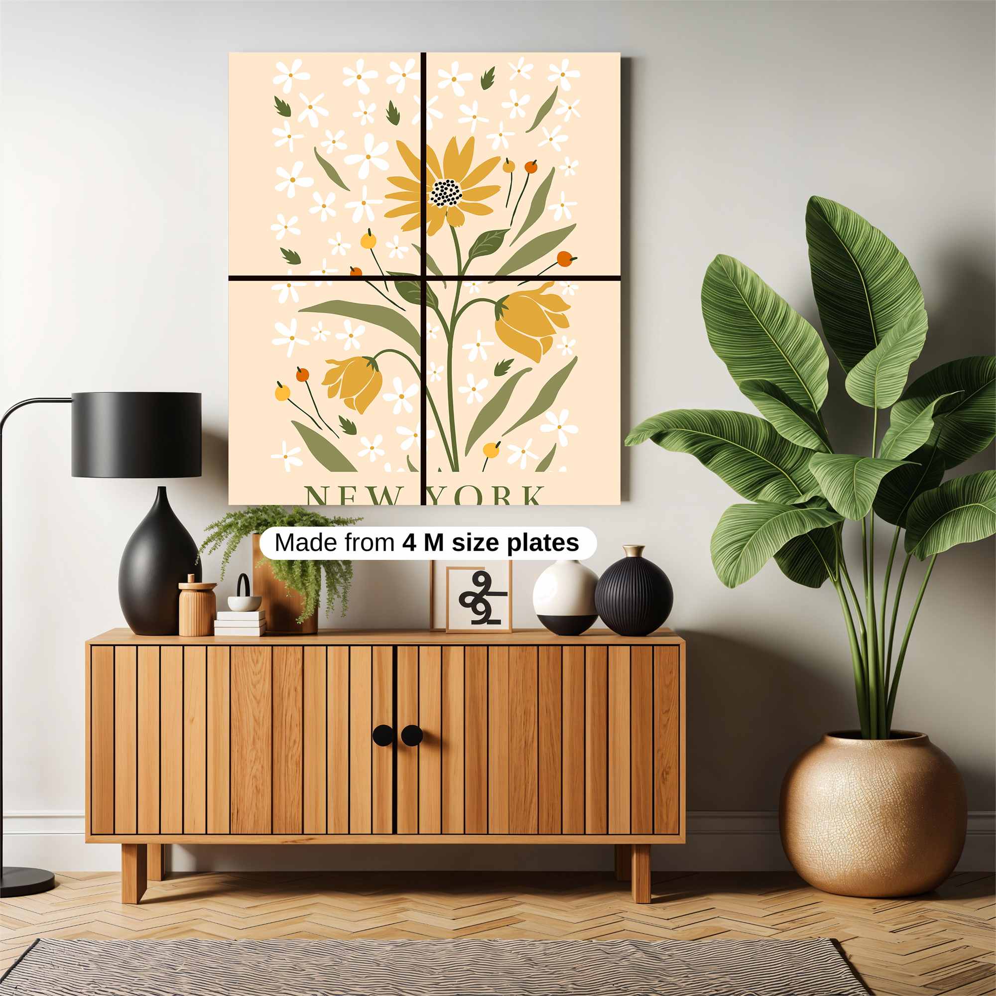 Sunny Serenity Safe Wall Magnetic / M
