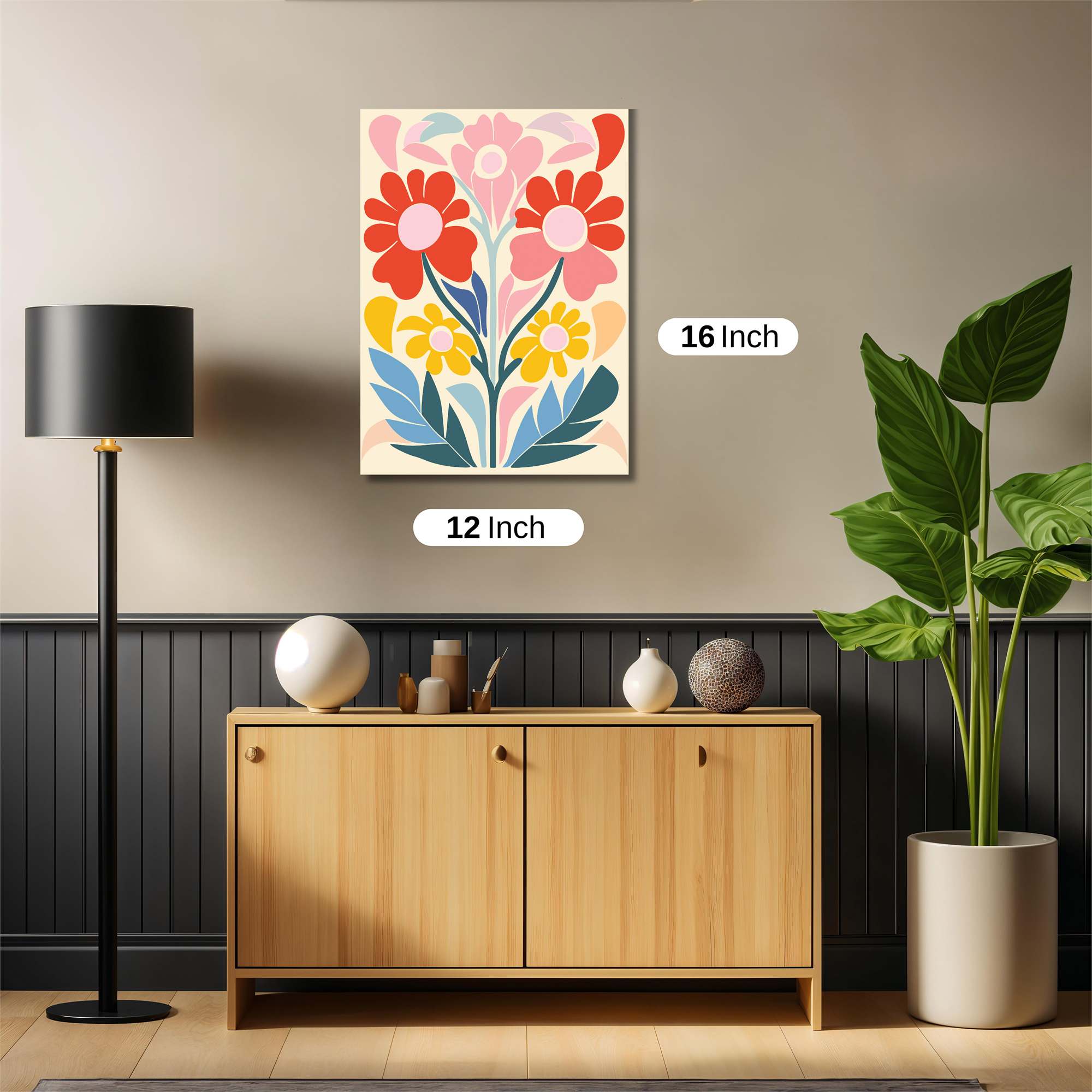 Floral Bliss Safe Wall Magnetic / M