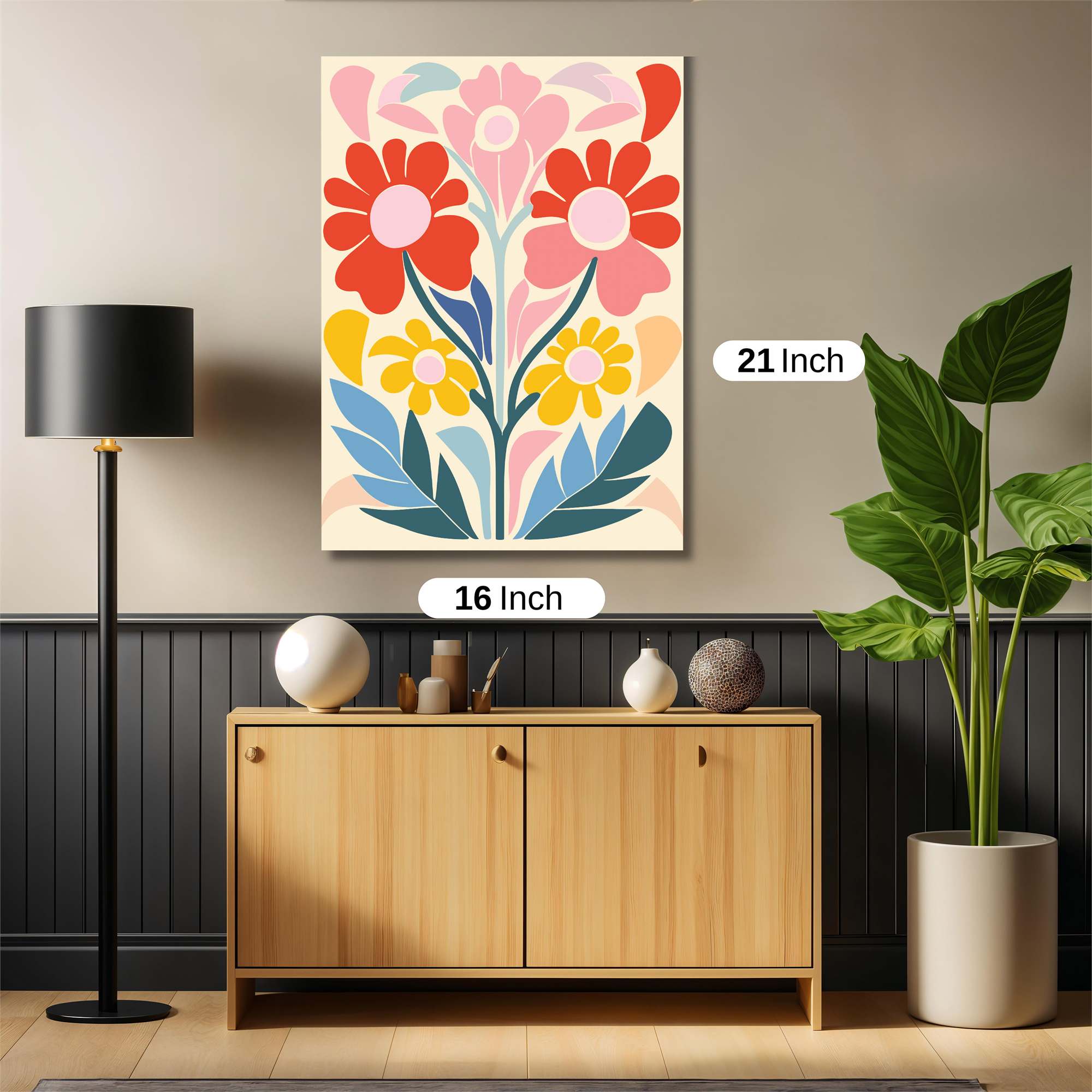Floral Bliss Safe Wall Magnetic / M