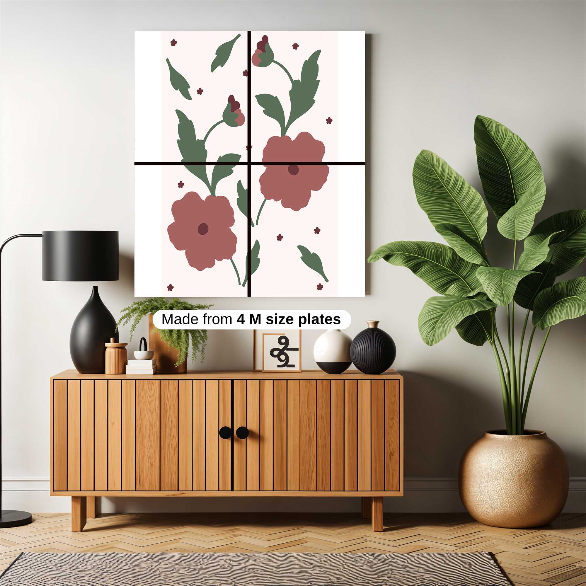 Pansy Whimsy Safe Wall Magnetic / M