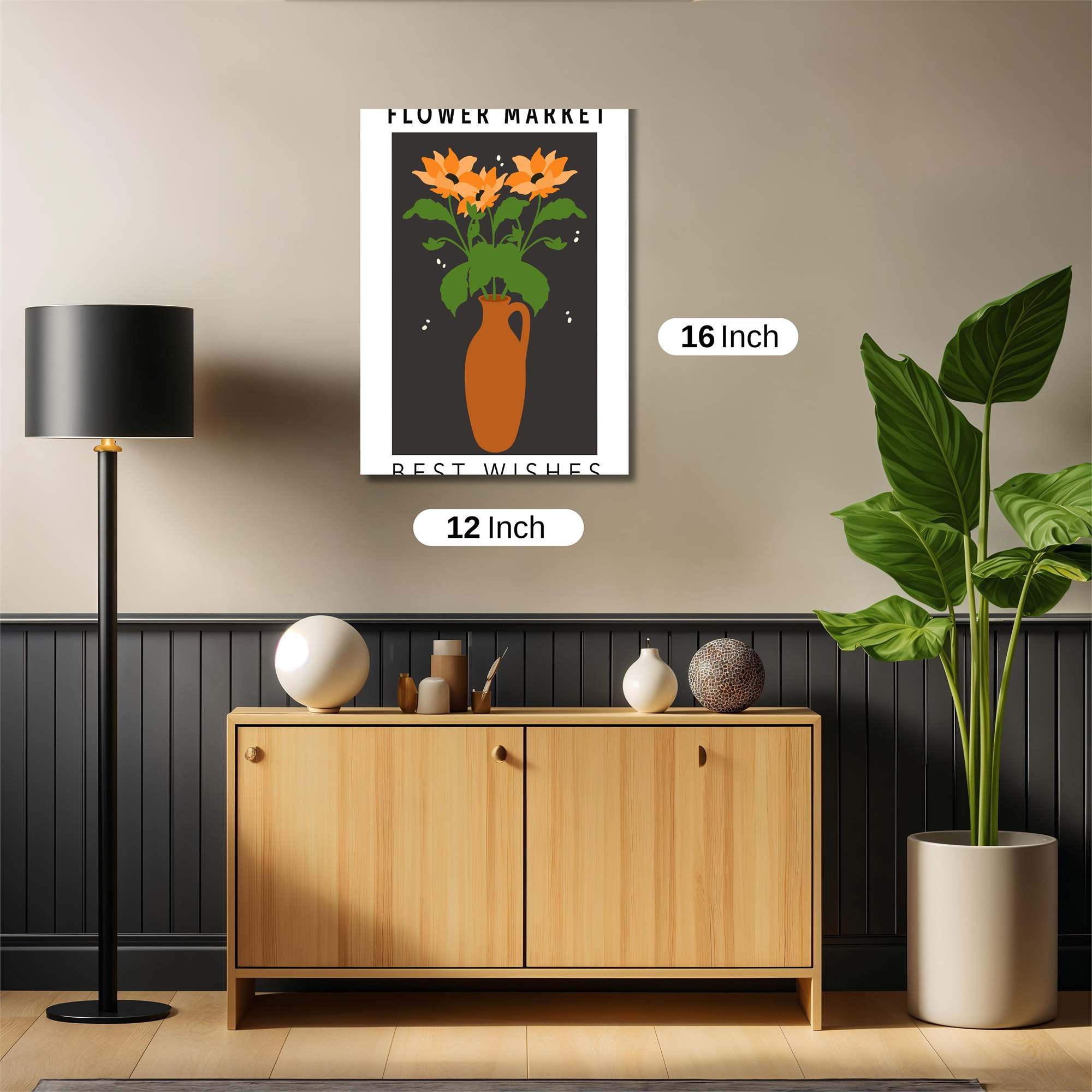 Sunflower Serenity Safe Wall Magnetic / M