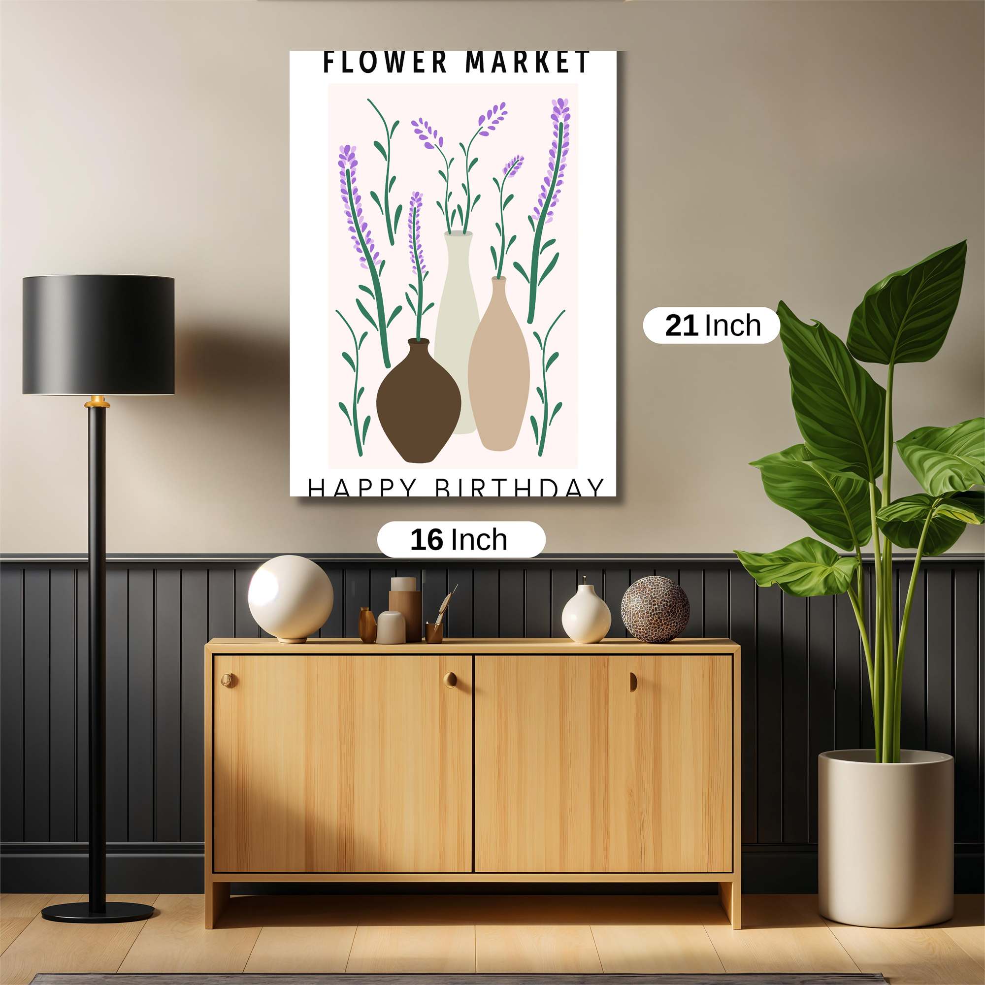 Lavender Serenity Safe Wall Magnetic / M