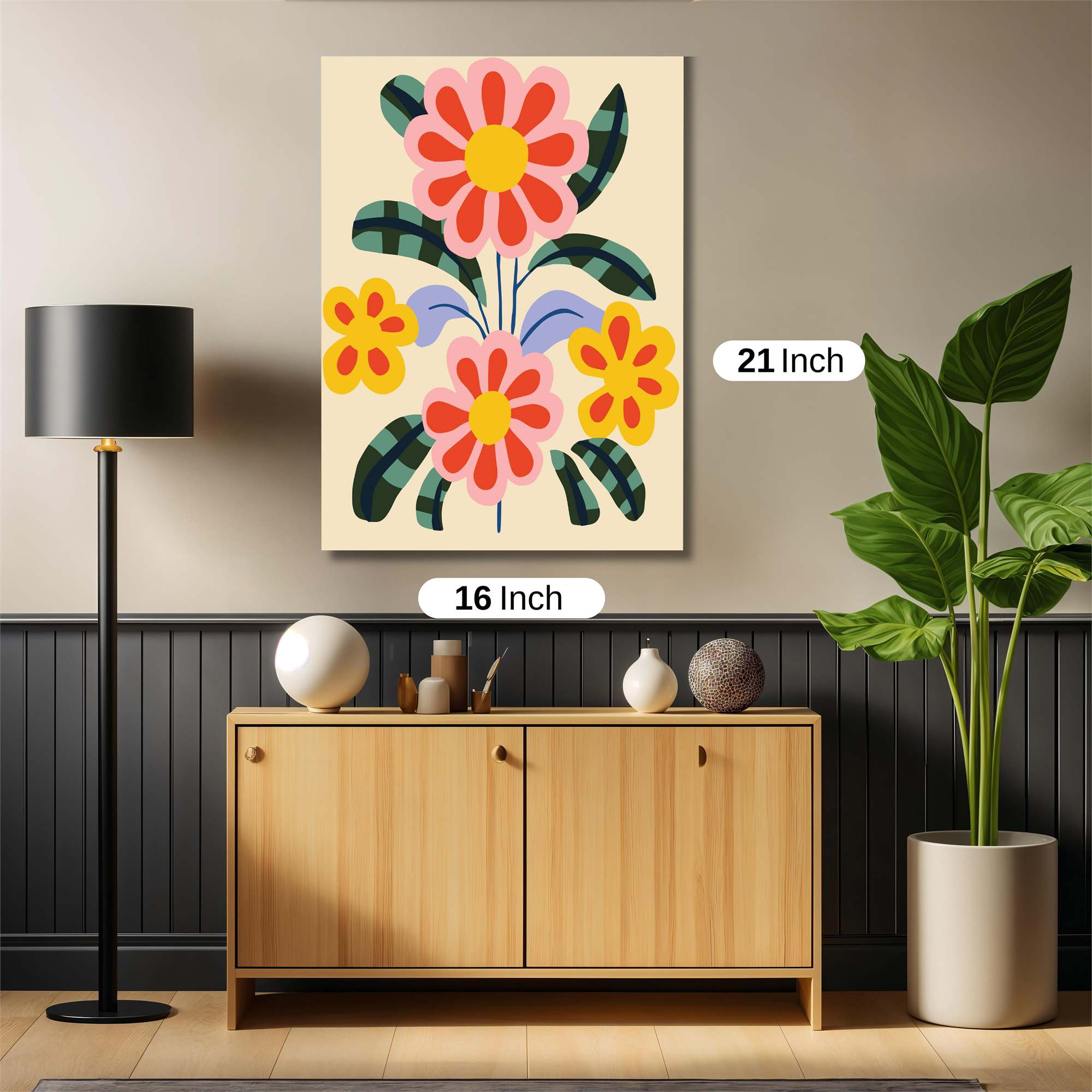 Flower Joy Safe Wall Magnetic / M