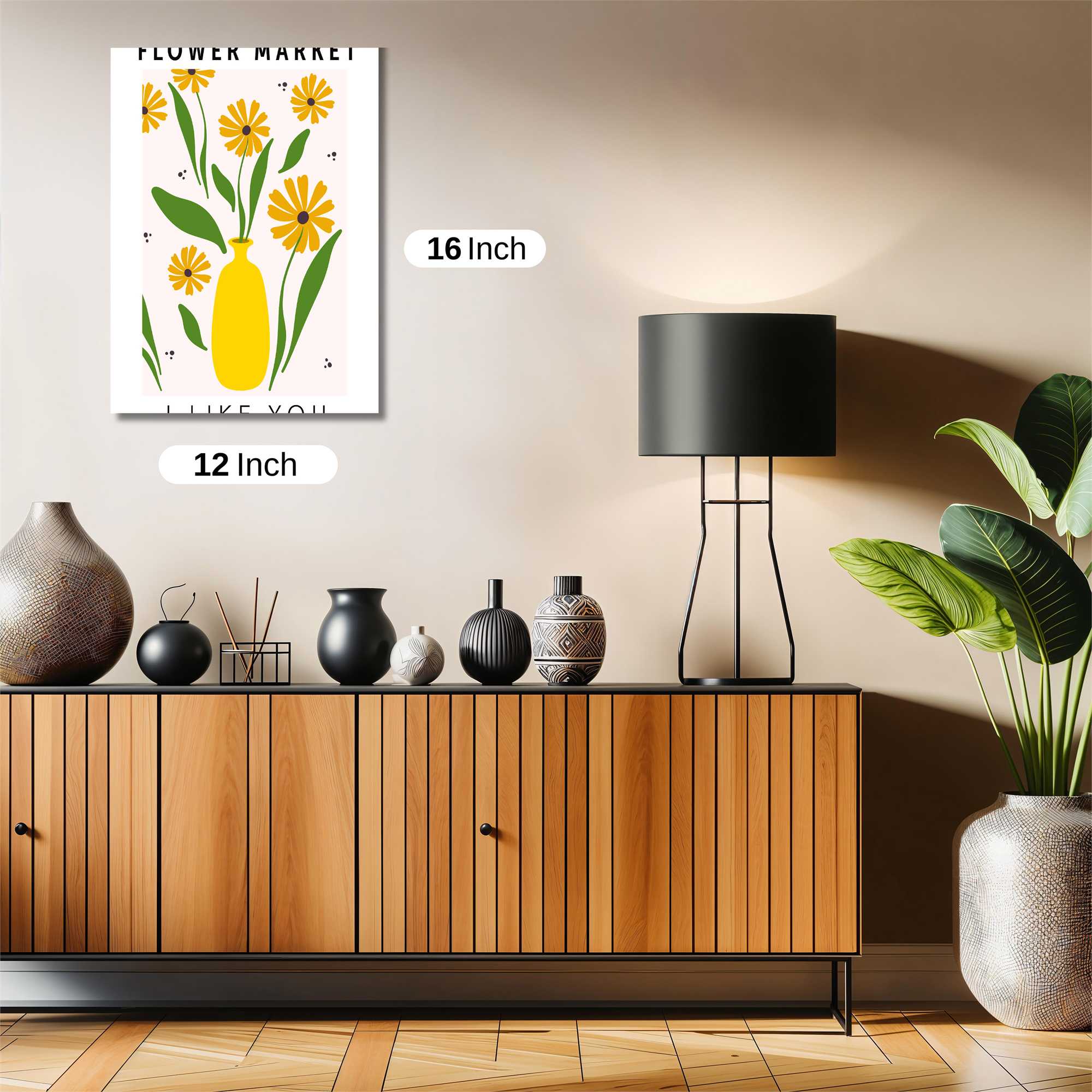 Flower Whimsy Safe Wall Magnetic / M