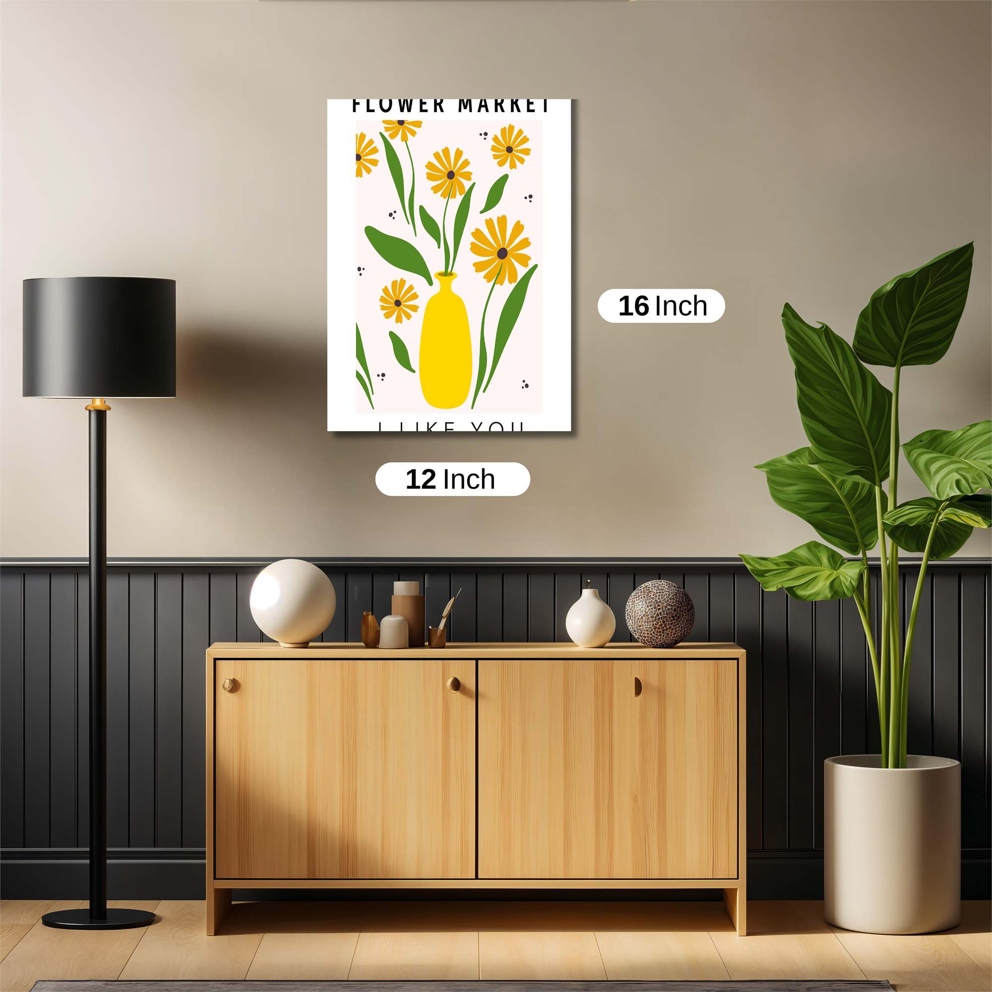 Flower Whimsy Safe Wall Magnetic / M