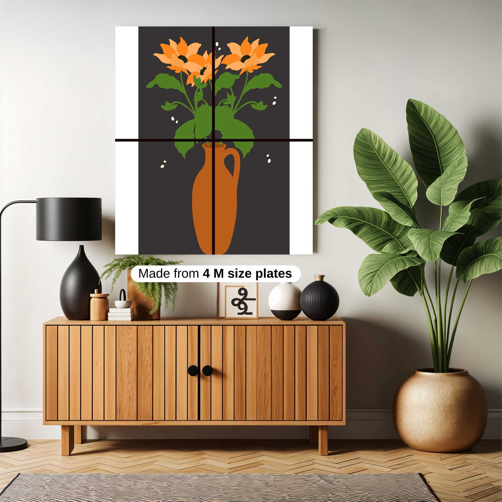 Sunflower Serenity Safe Wall Magnetic / M