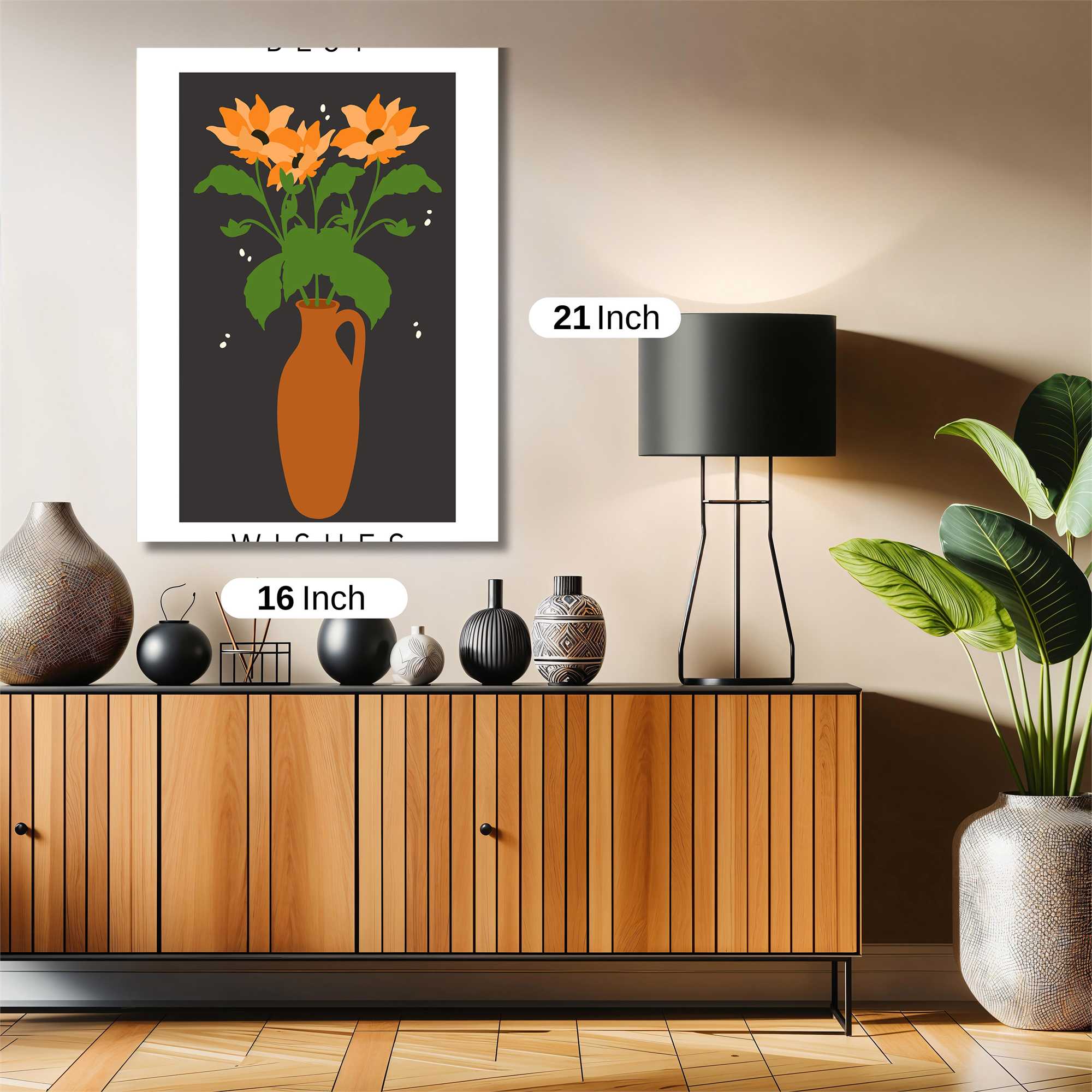 Sunflower Serenity Safe Wall Magnetic / M