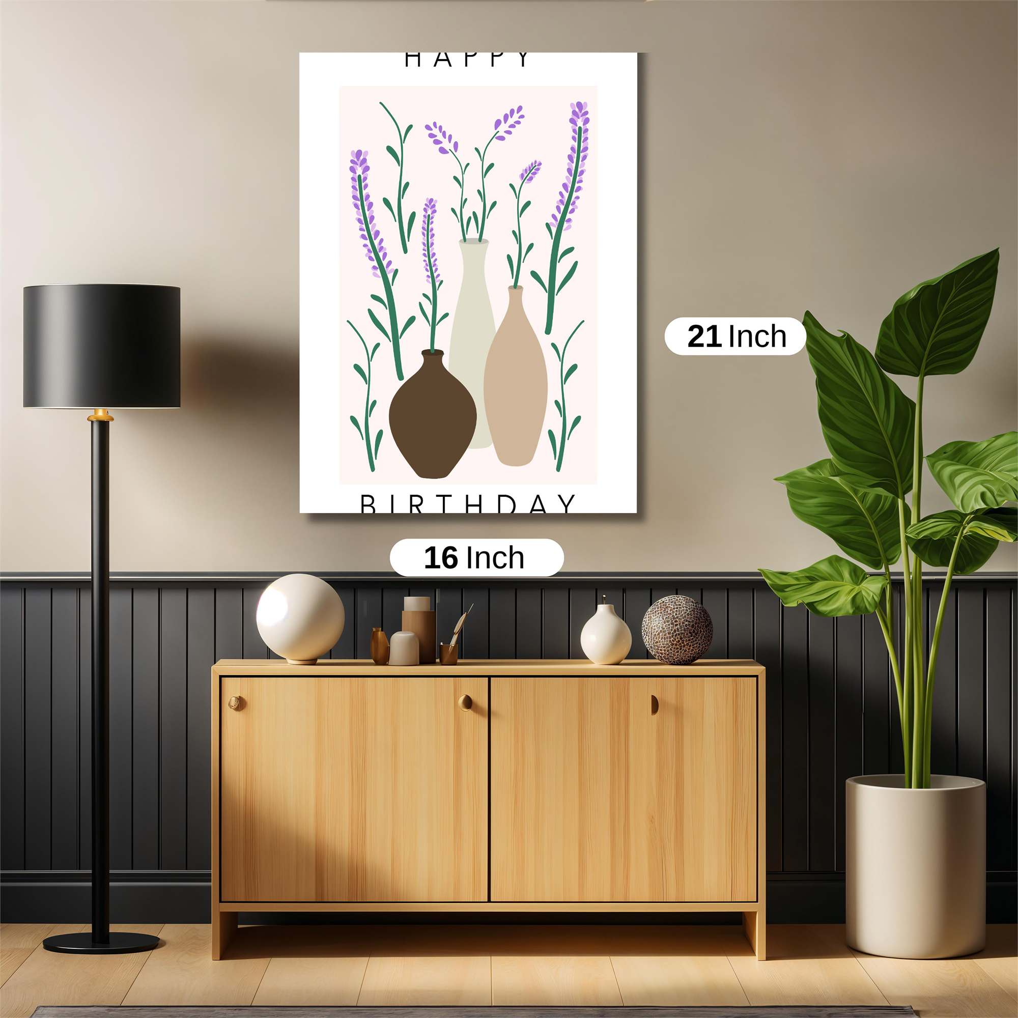 Lavender Joy Safe Wall Magnetic / M