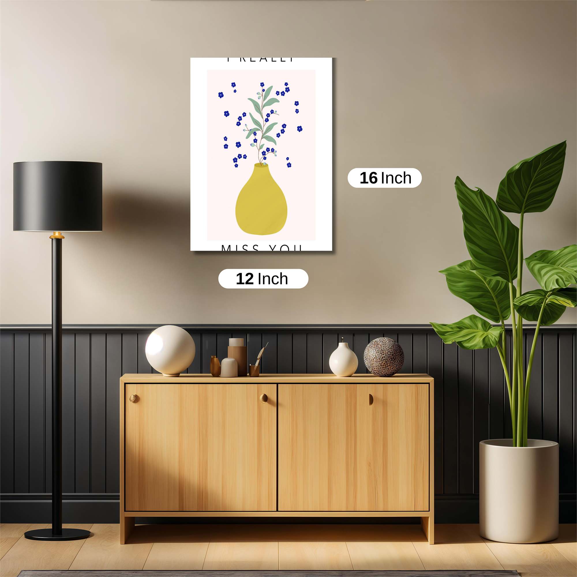 Floral Longing Safe Wall Magnetic / M