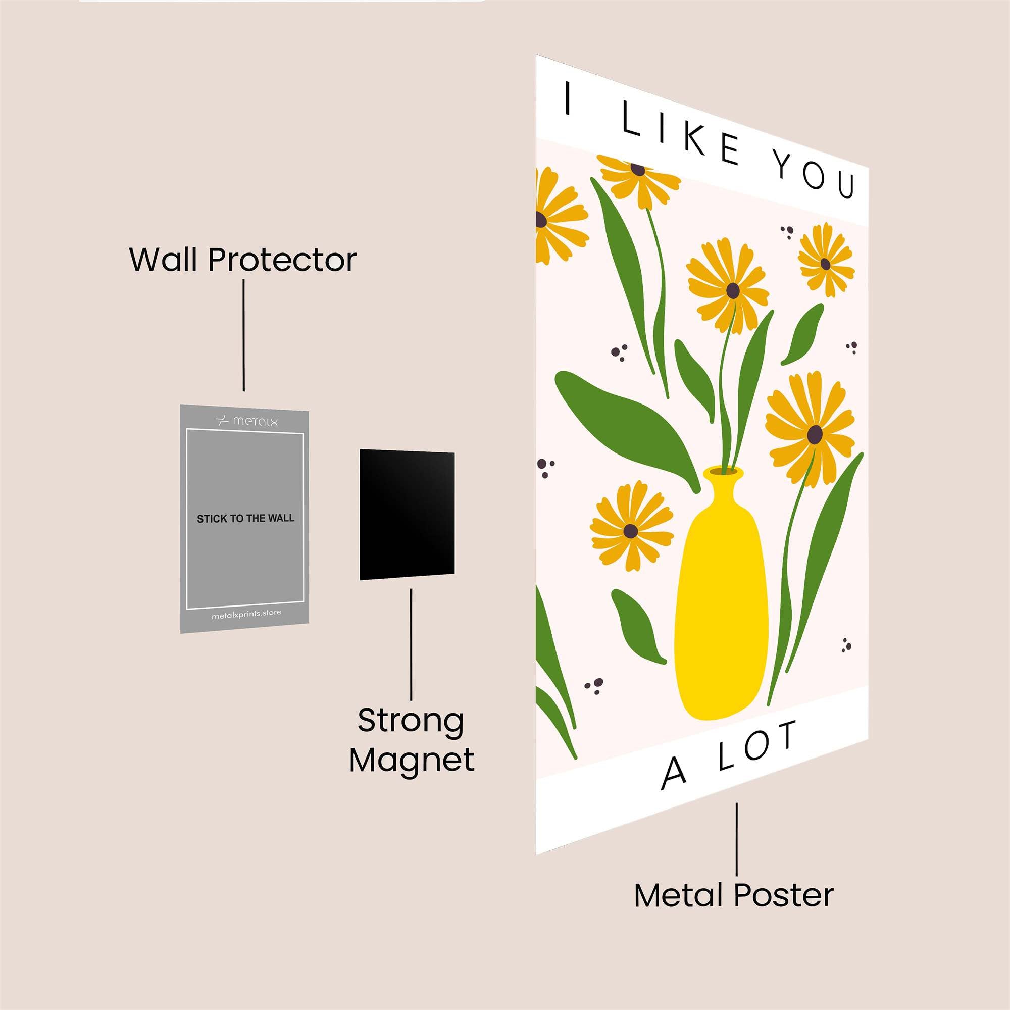 Love Burst Safe Wall Magnetic / M