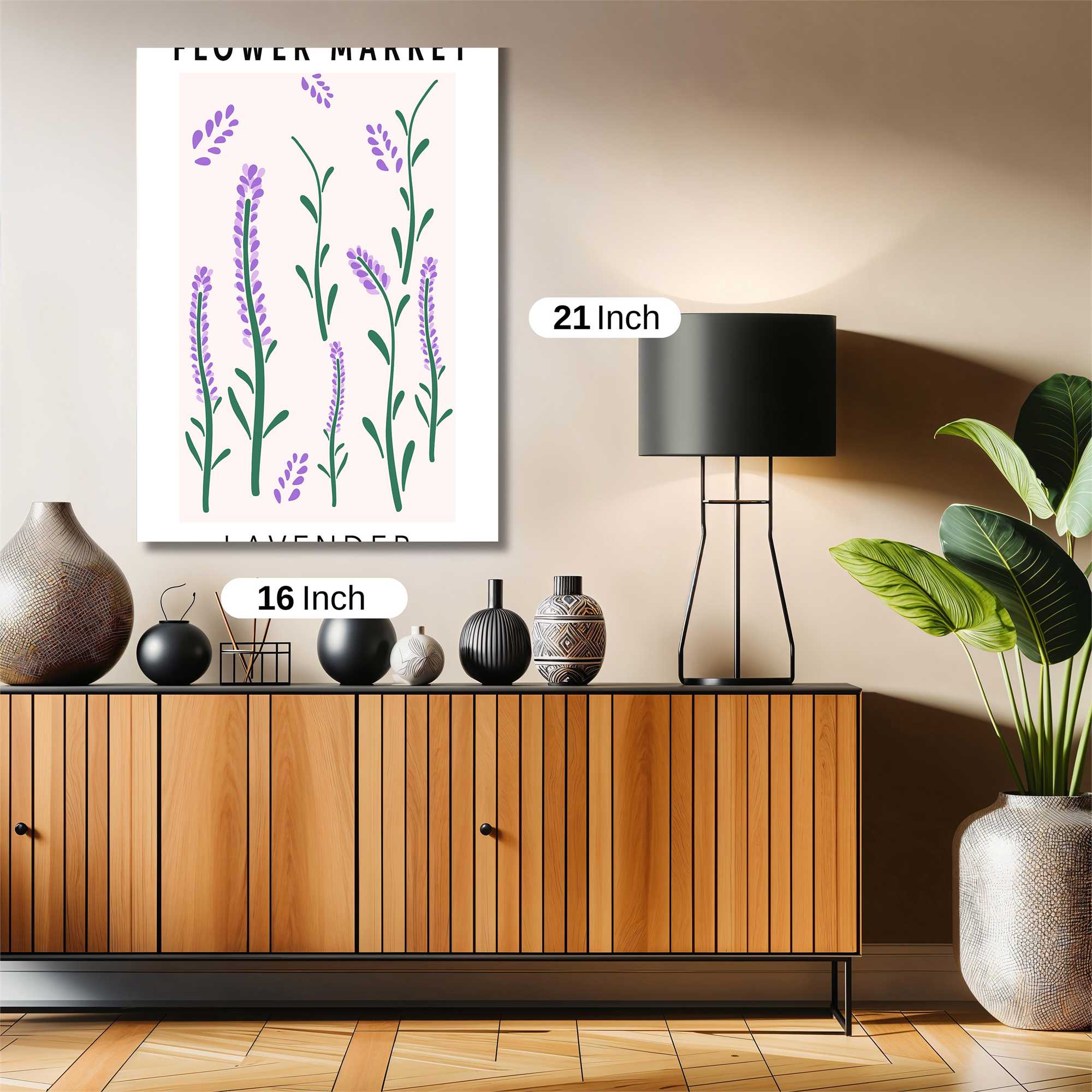 Lavender Whimsy Safe Wall Magnetic / M