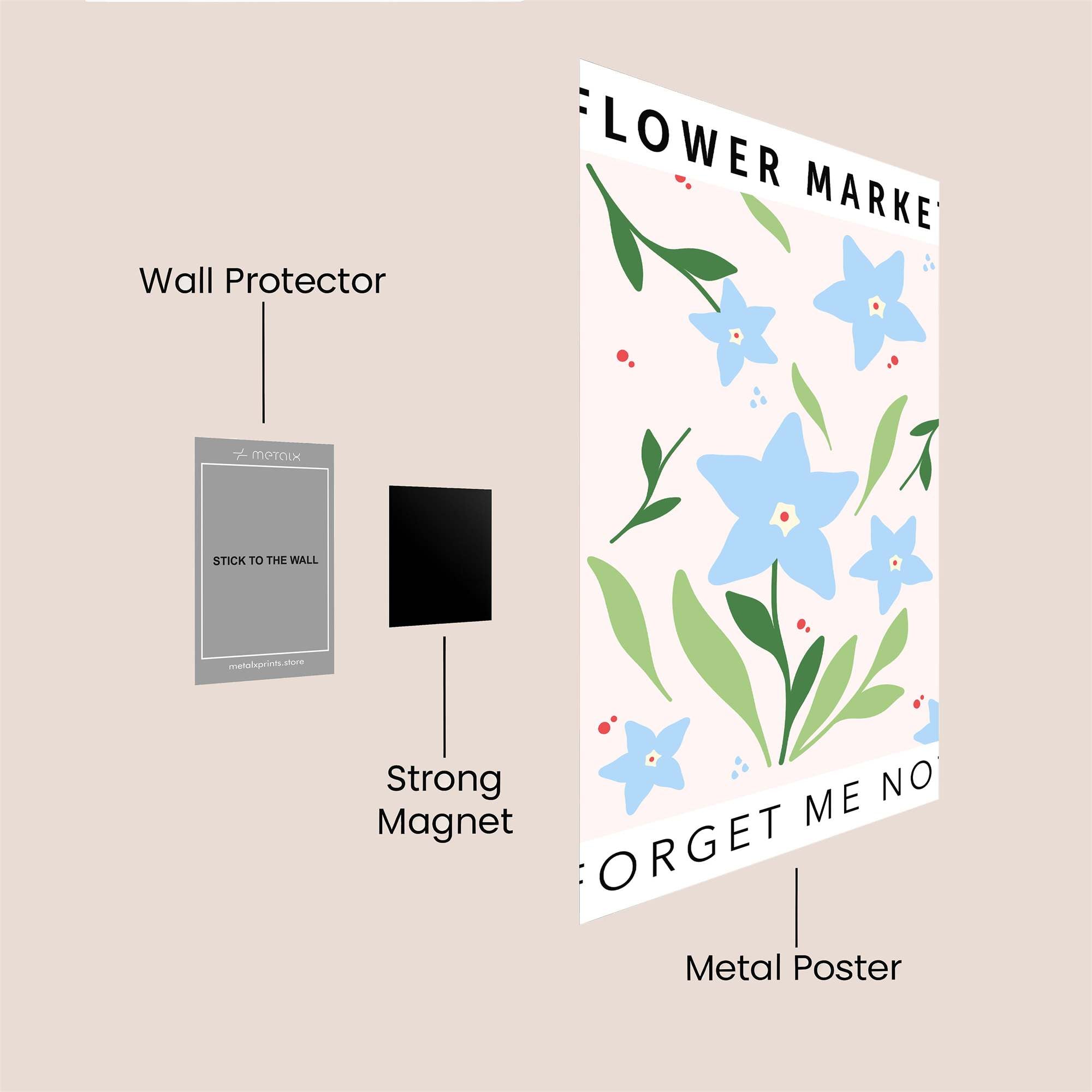 Forget Serenity Safe Wall Magnetic / M