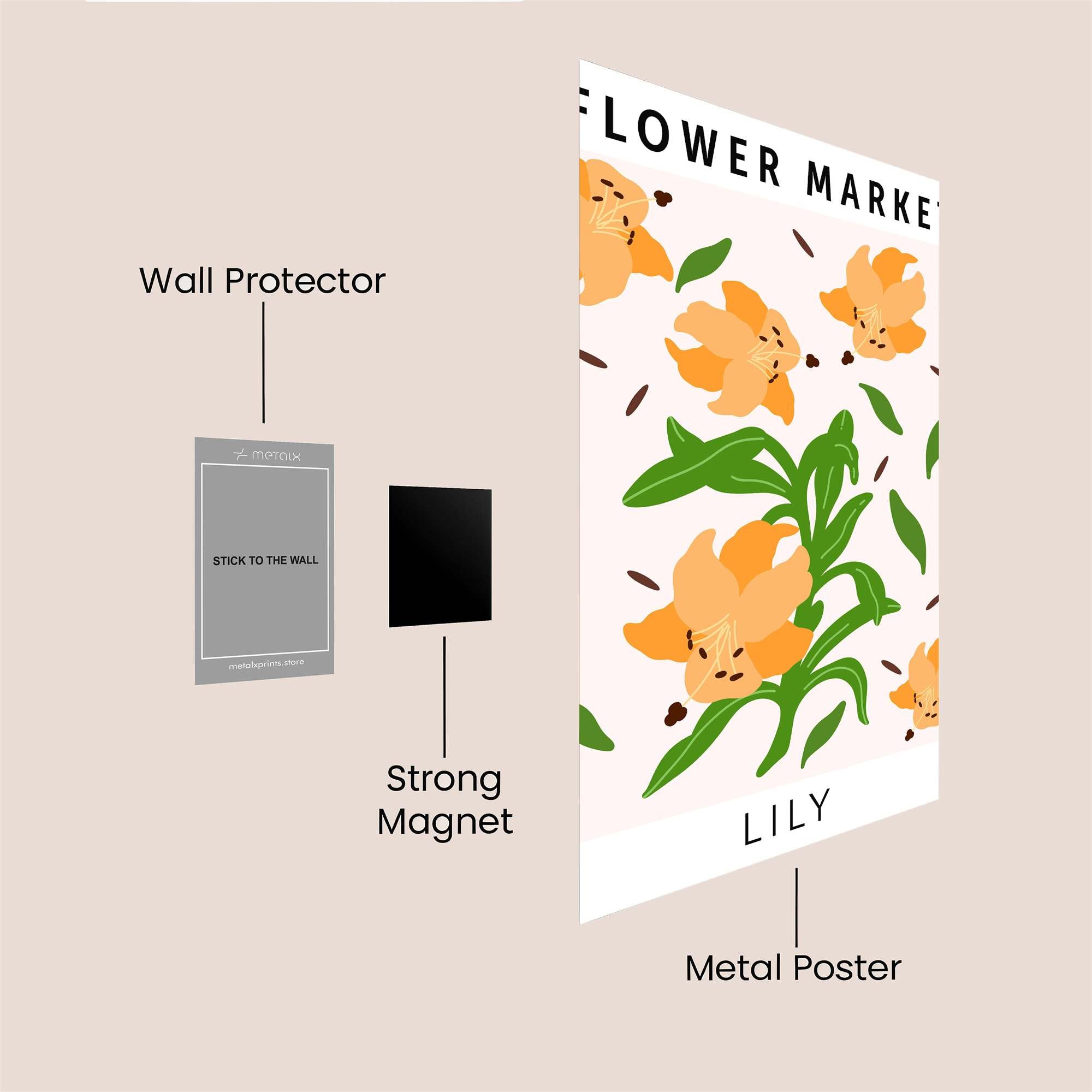 Lily Bliss Safe Wall Magnetic / M