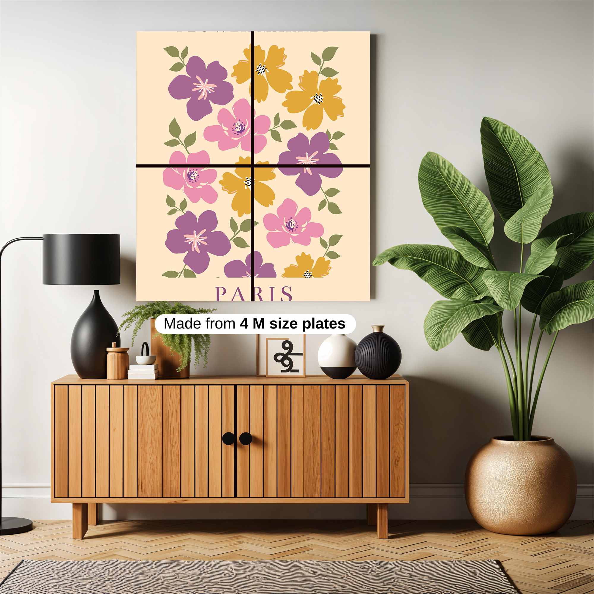 Parisian Bloom Safe Wall Magnetic / M