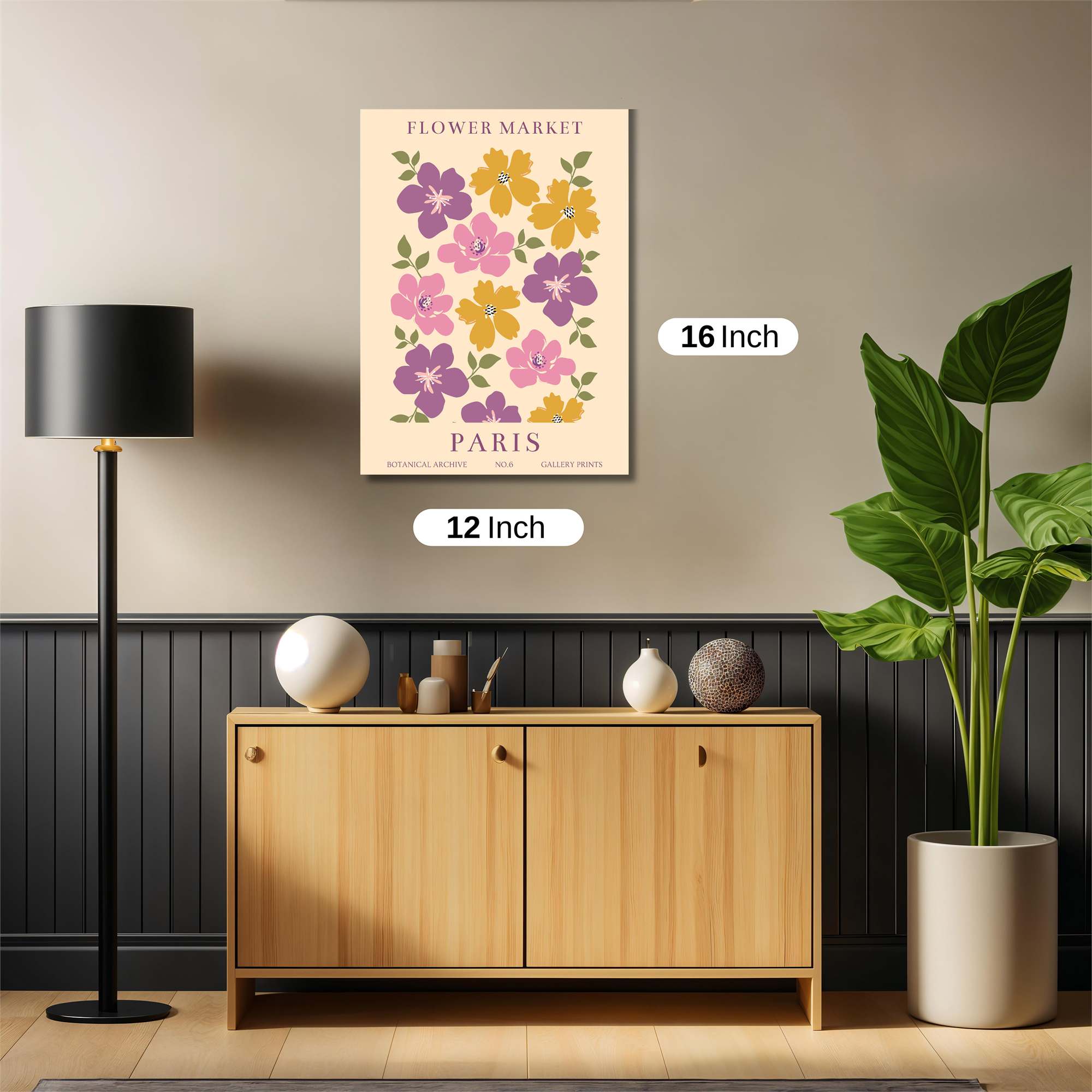 Parisian Bloom Safe Wall Magnetic / M