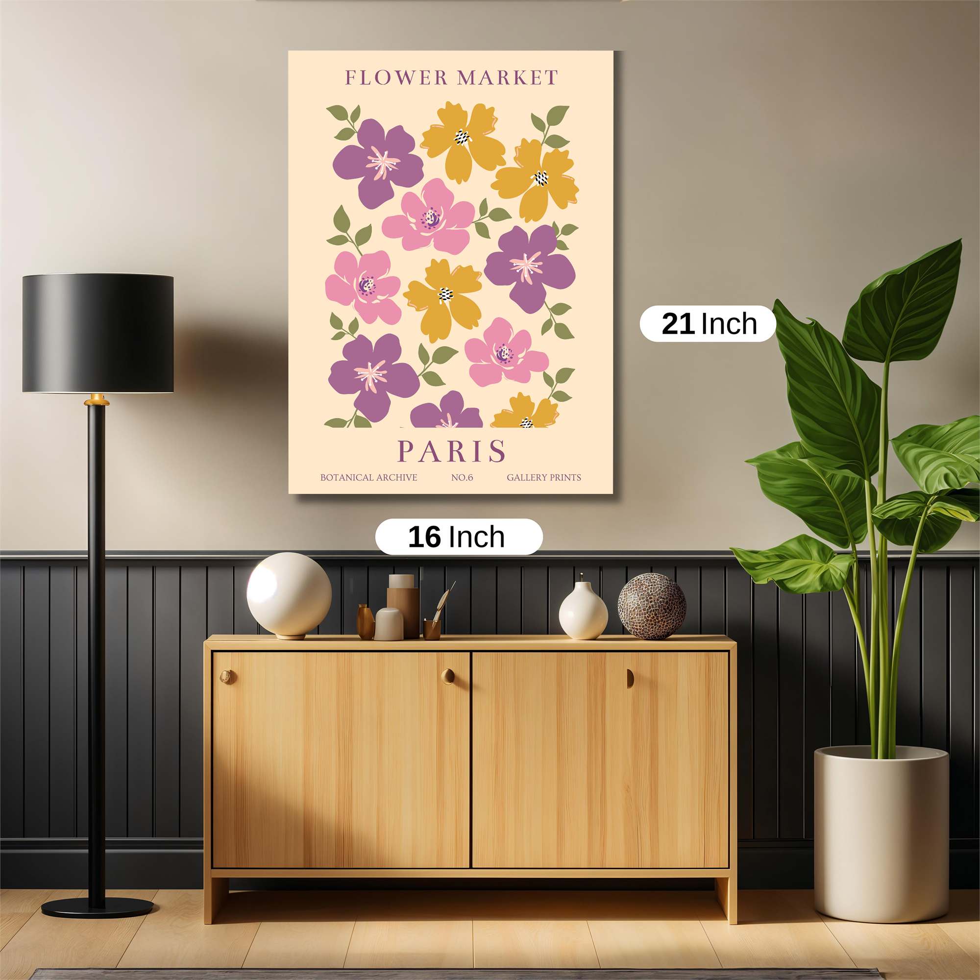 Parisian Bloom Safe Wall Magnetic / M