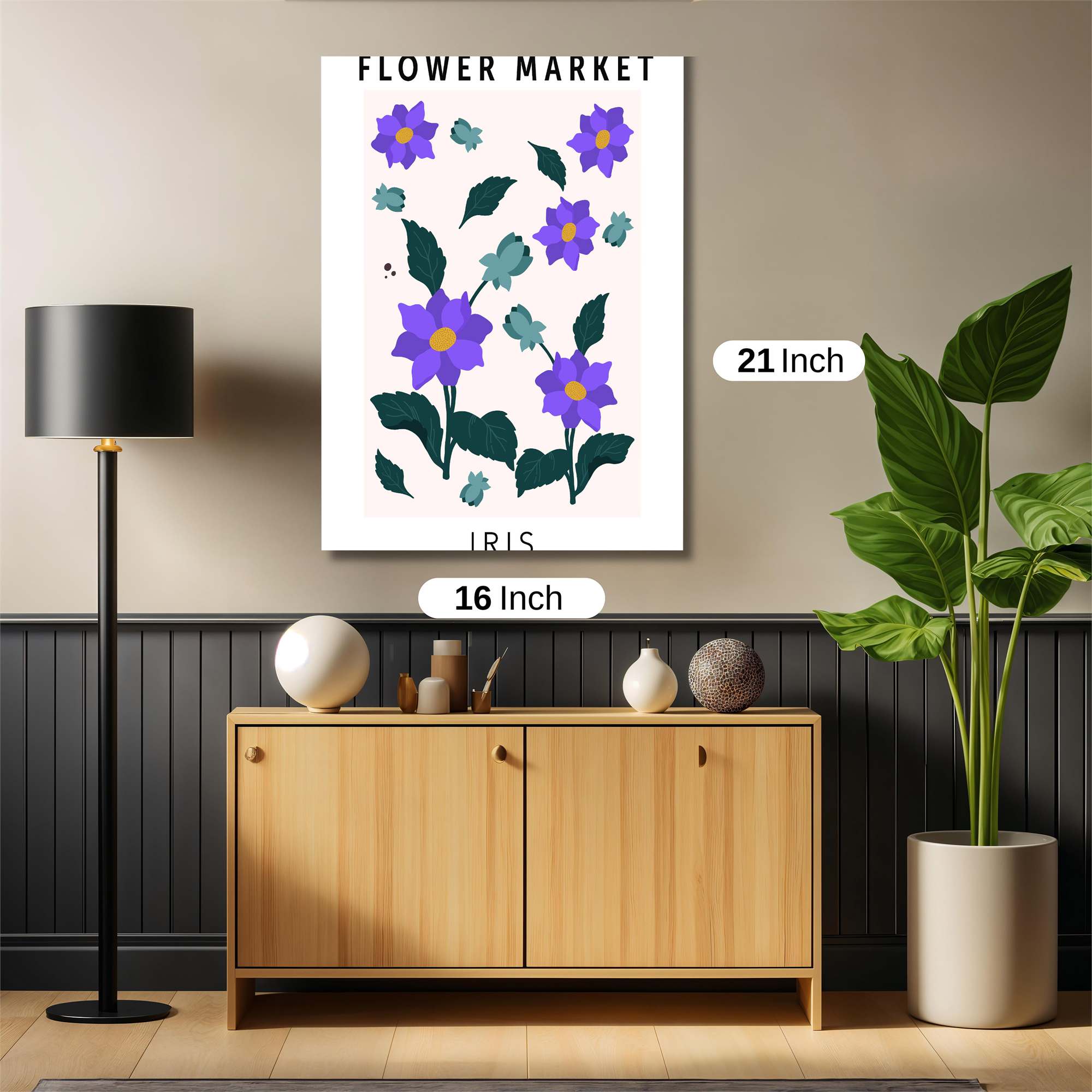 Iris Whimsy Safe Wall Magnetic / M