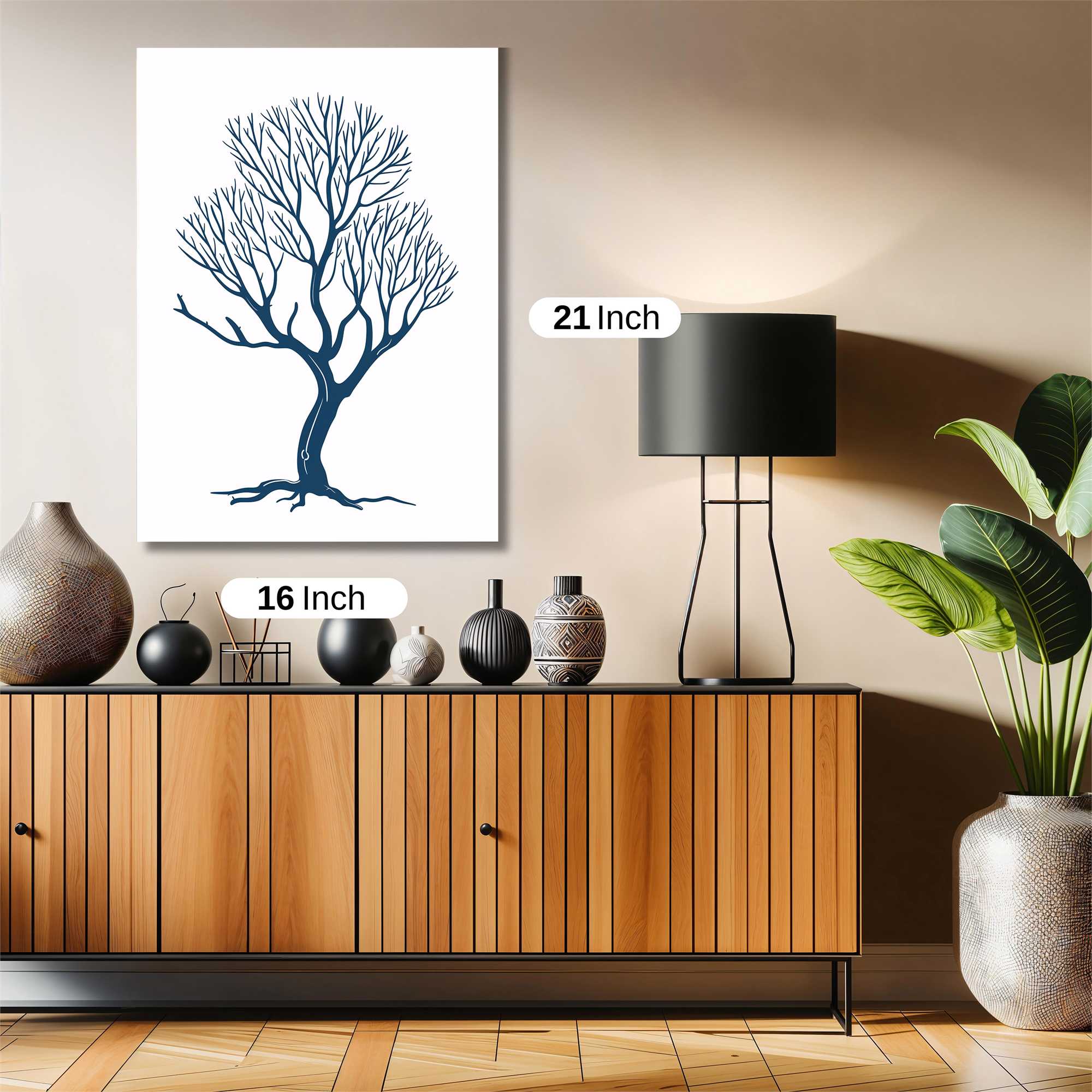 Tree Serene Safe Wall Magnetic / M