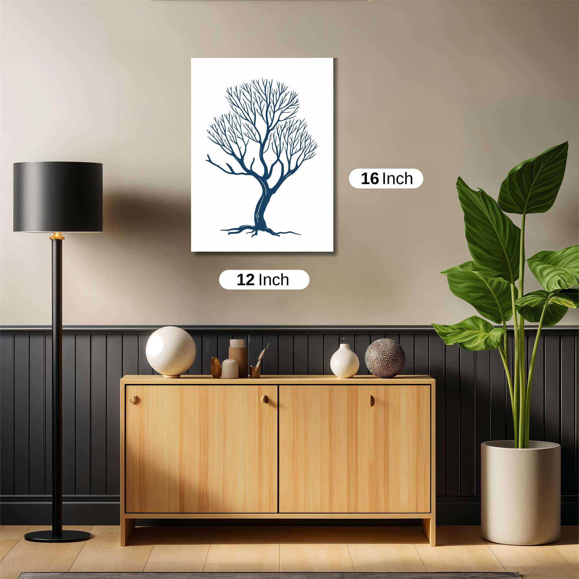 Tree Serene Safe Wall Magnetic / M