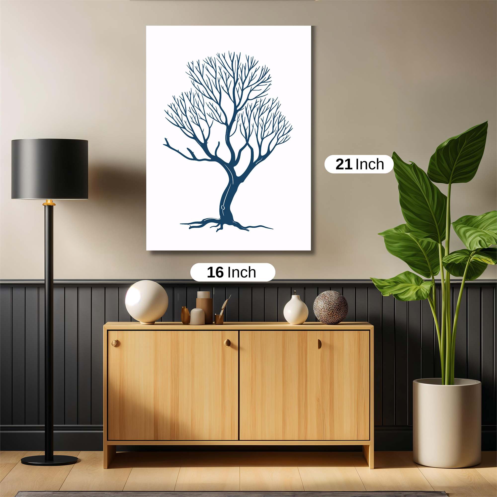 Tree Serene Safe Wall Magnetic / M