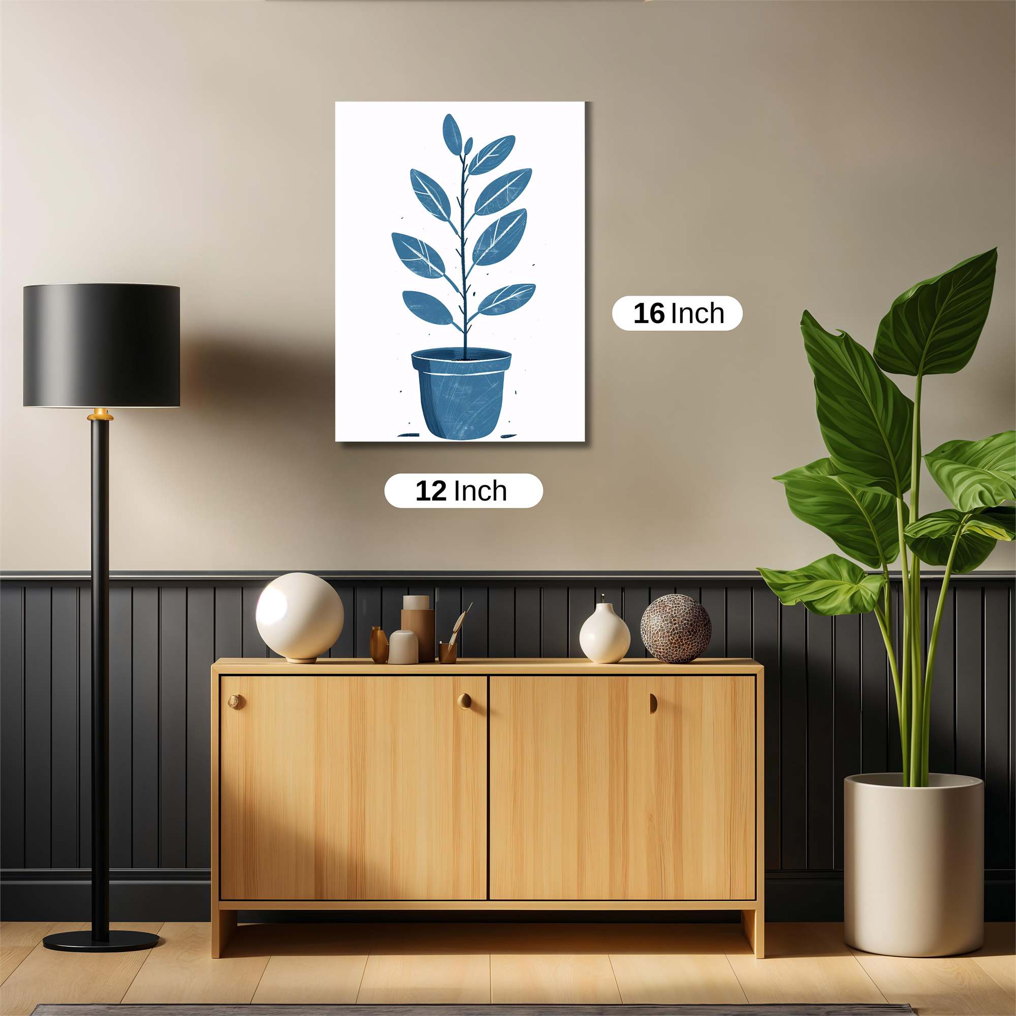 Plant Serenity Safe Wall Magnetic / M