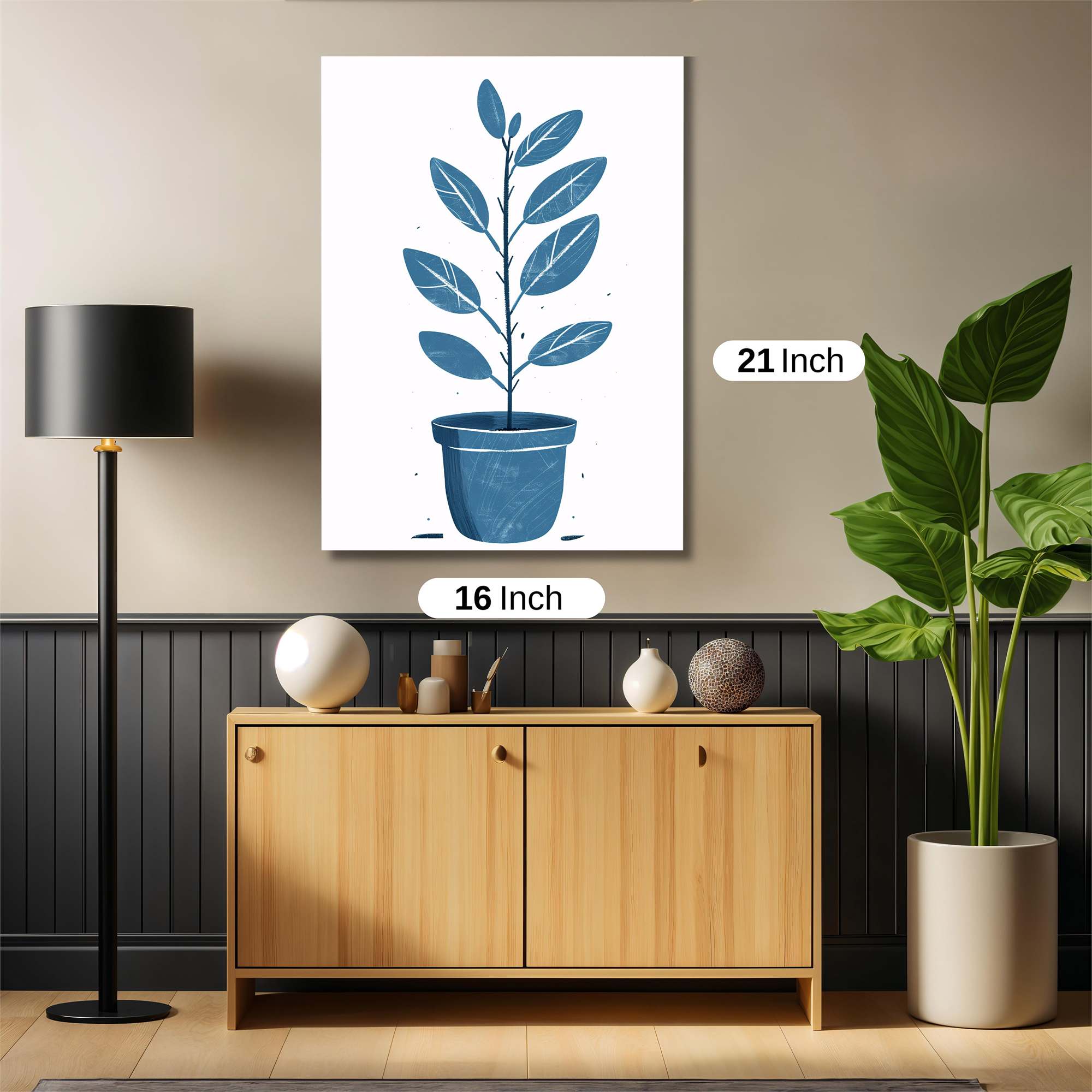 Plant Serenity Safe Wall Magnetic / M