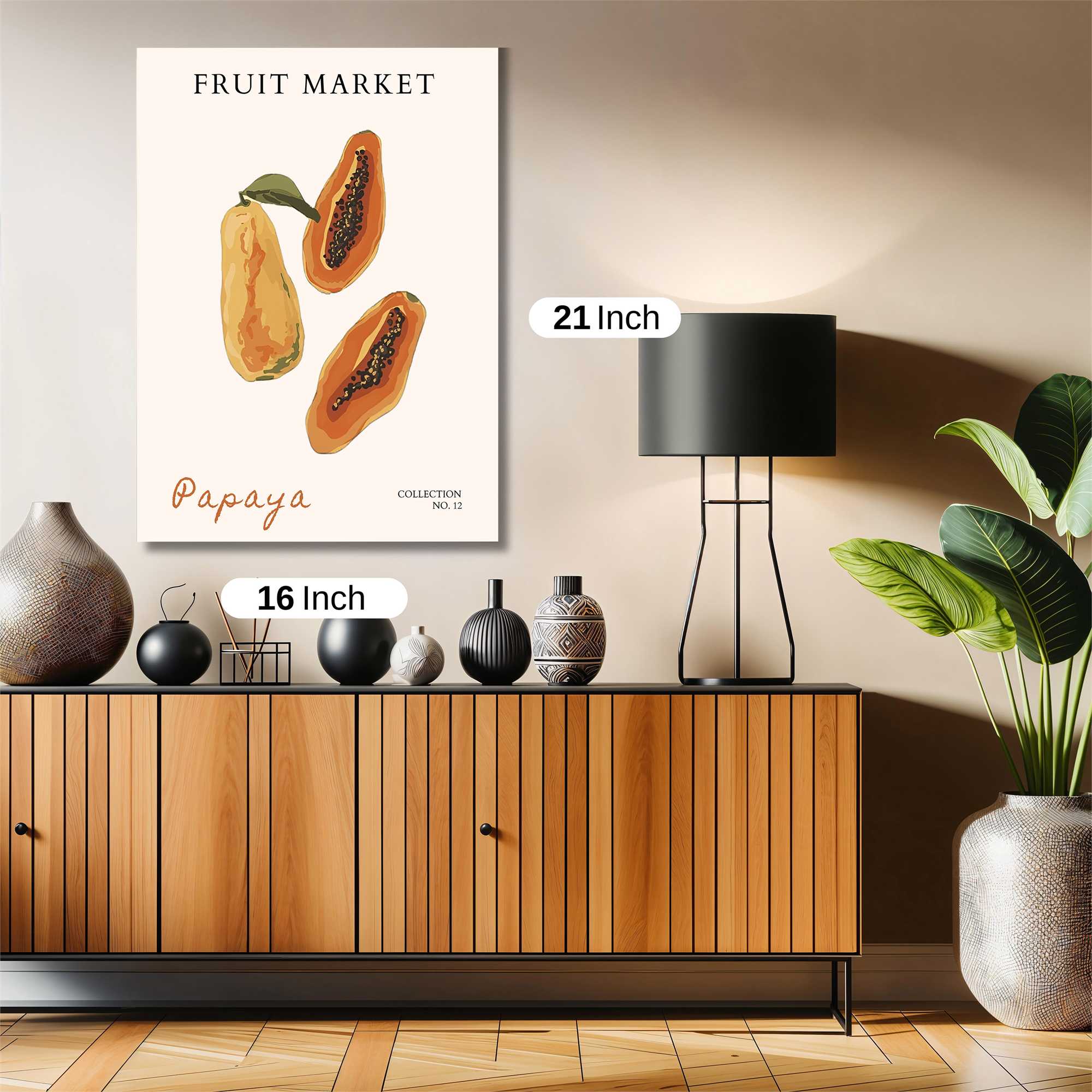 Papaya Bliss Safe Wall Magnetic / M