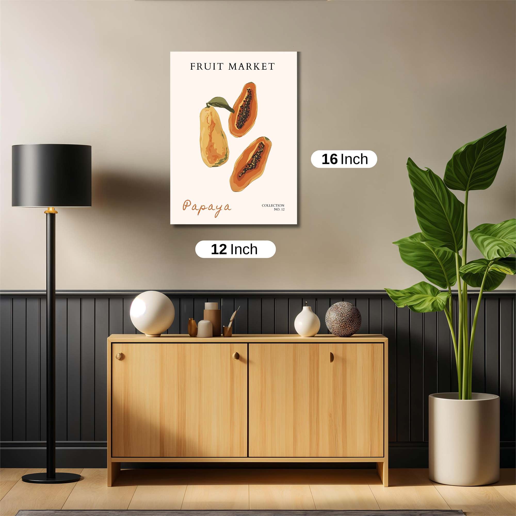 Papaya Bliss Safe Wall Magnetic / M