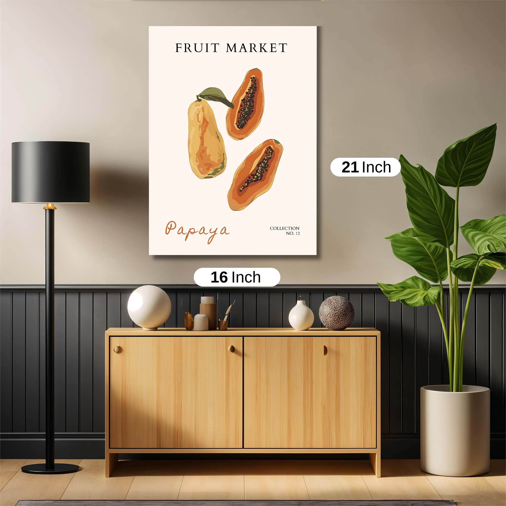 Papaya Bliss Safe Wall Magnetic / M