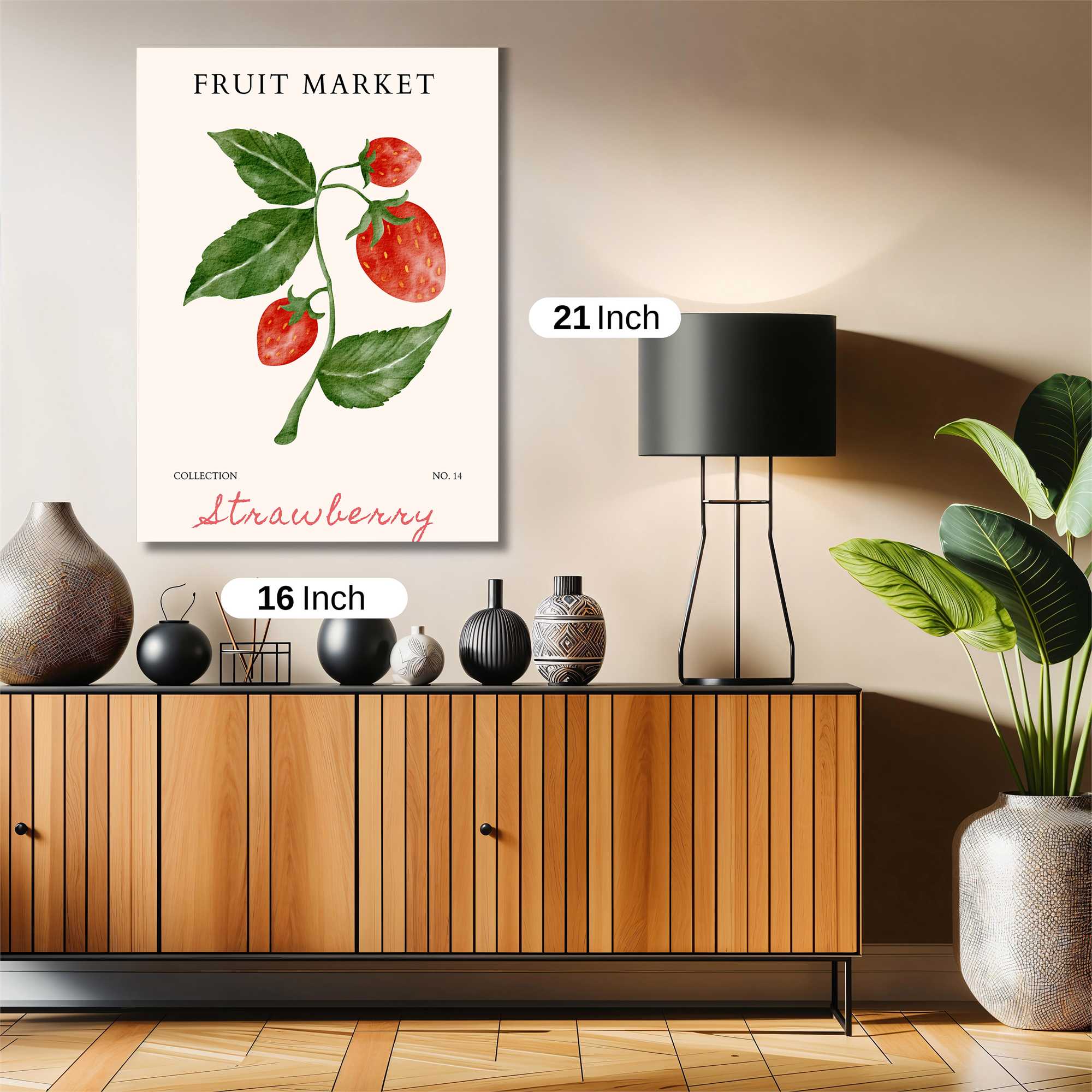 Strawberry Bliss Safe Wall Magnetic / M