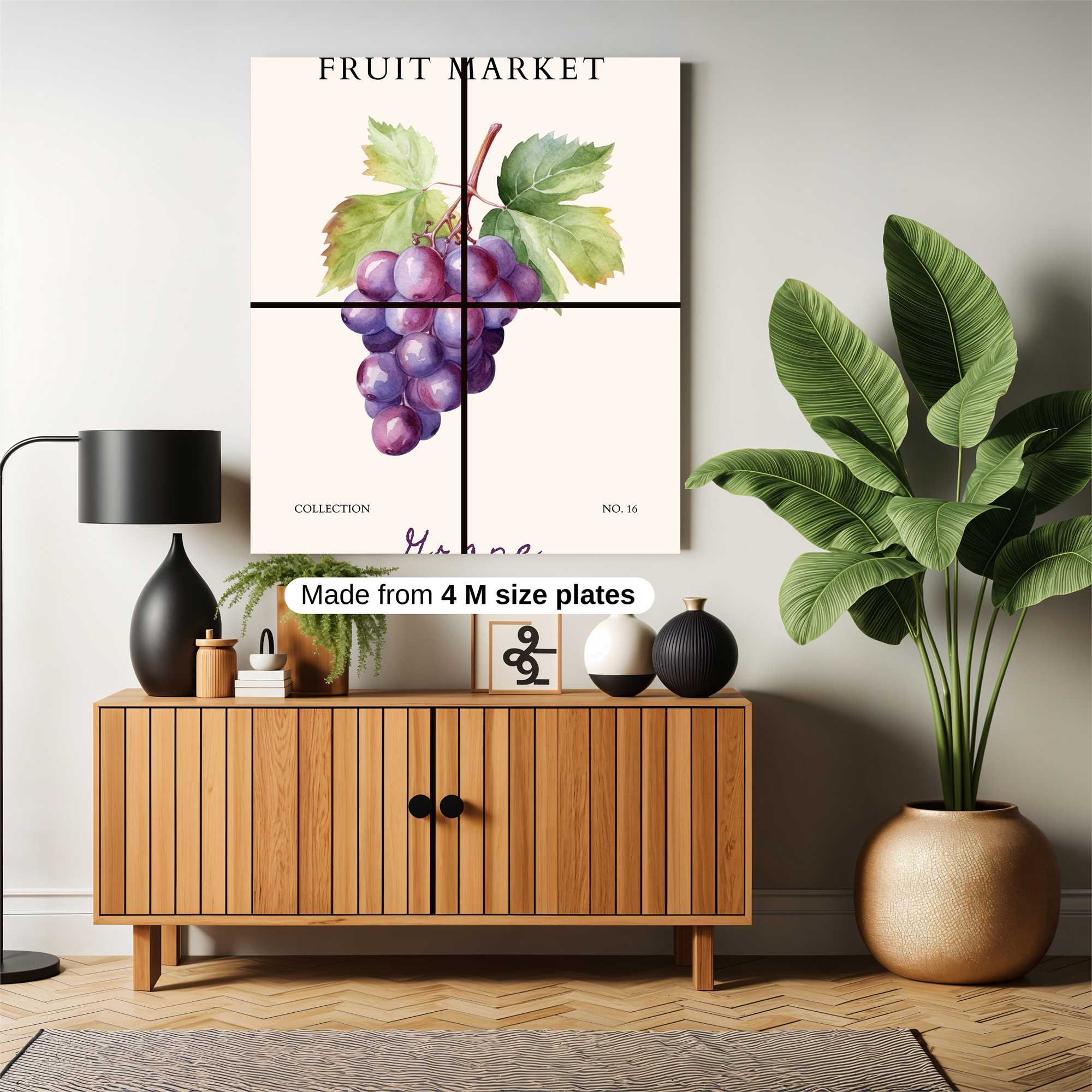 Grape Bliss Safe Wall Magnetic / M