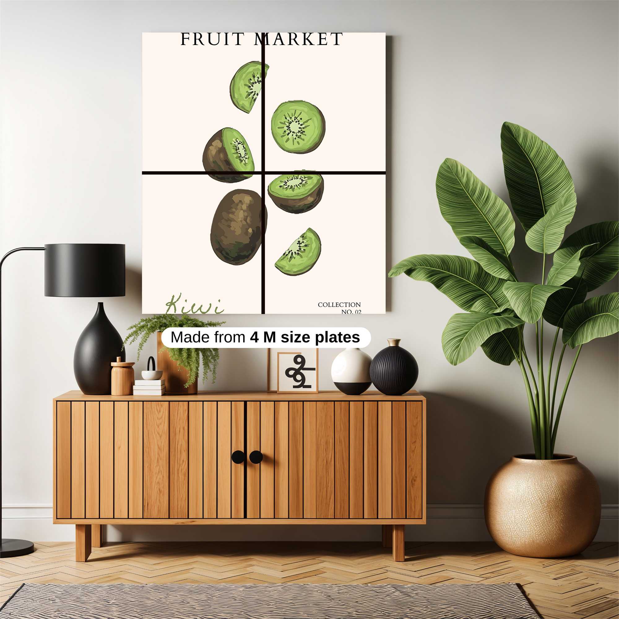 Kiwi Craze Safe Wall Magnetic / M