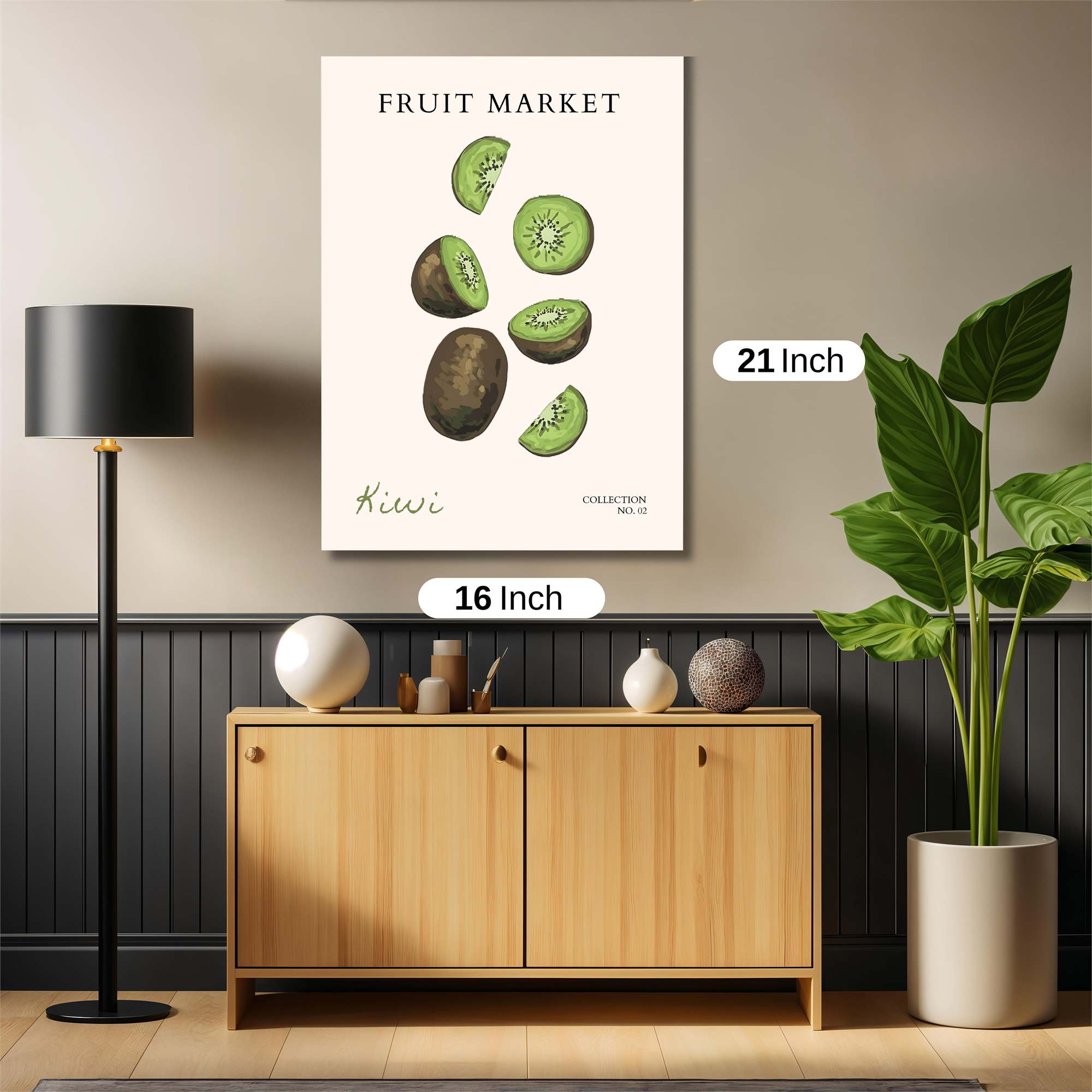 Kiwi Craze Safe Wall Magnetic / M