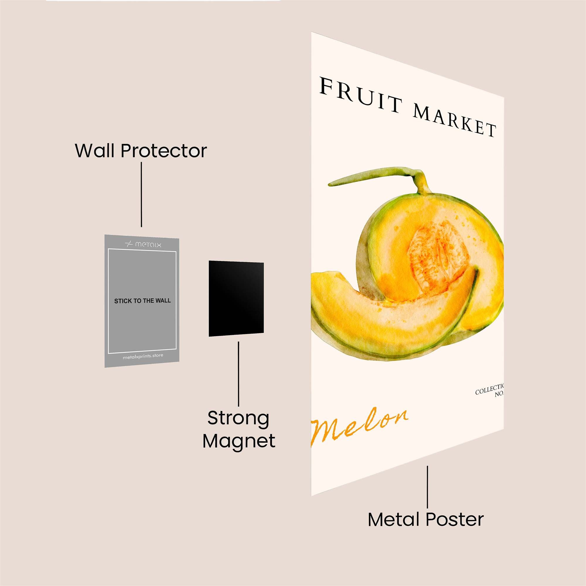 Melon Bliss Safe Wall Magnetic / M